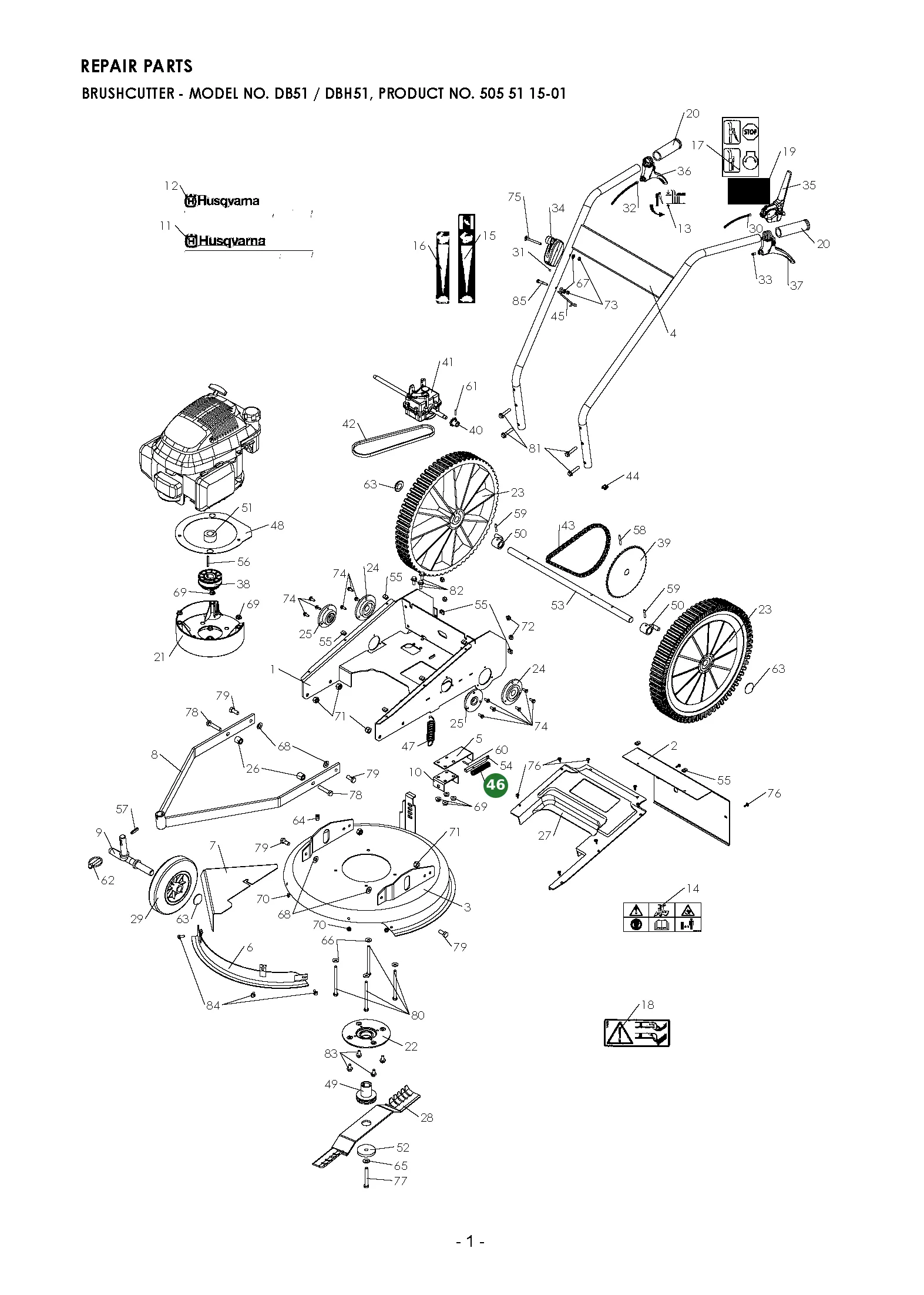 Position im Ersatzteilkatalog