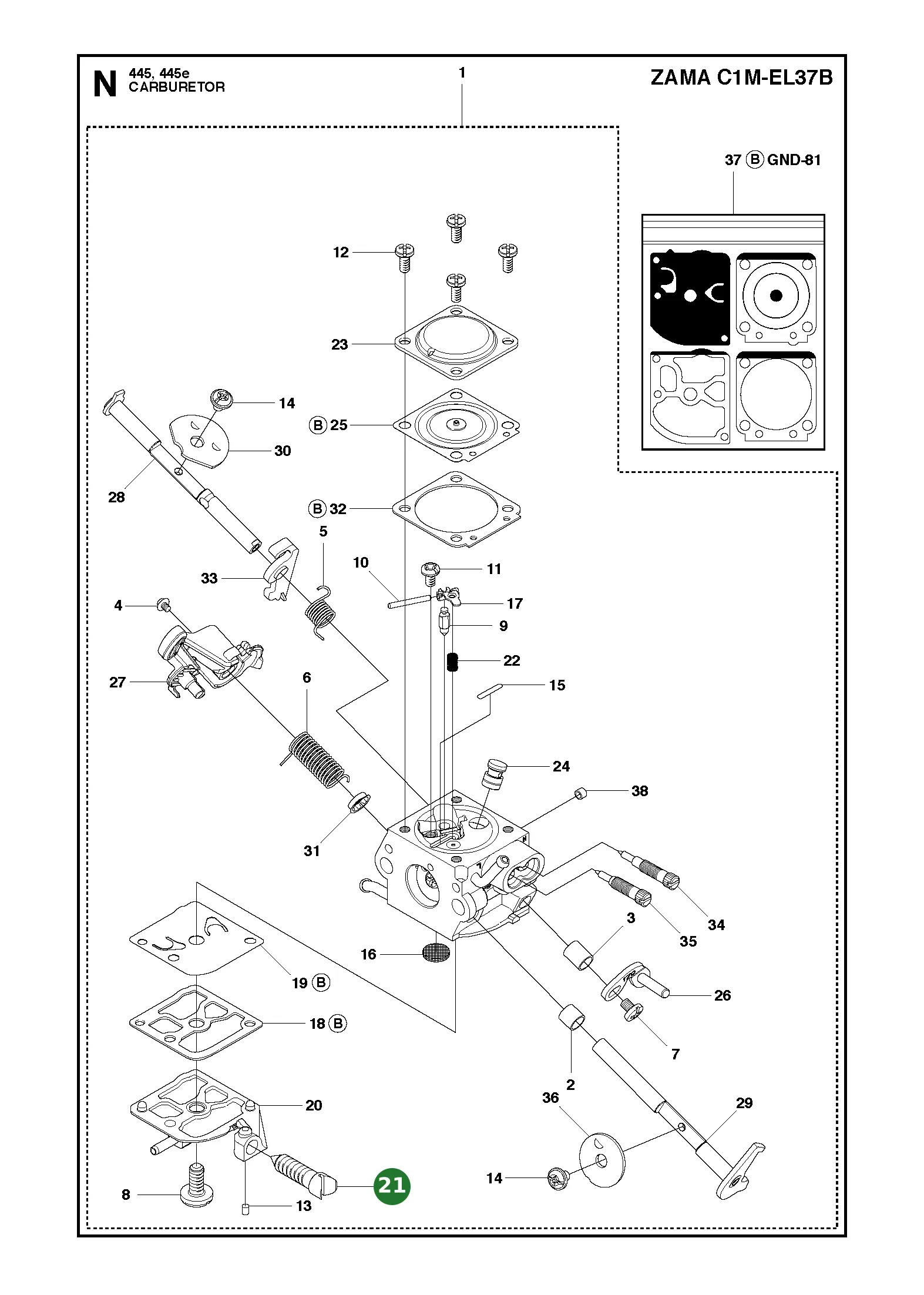 Position im Ersatzteilkatalog