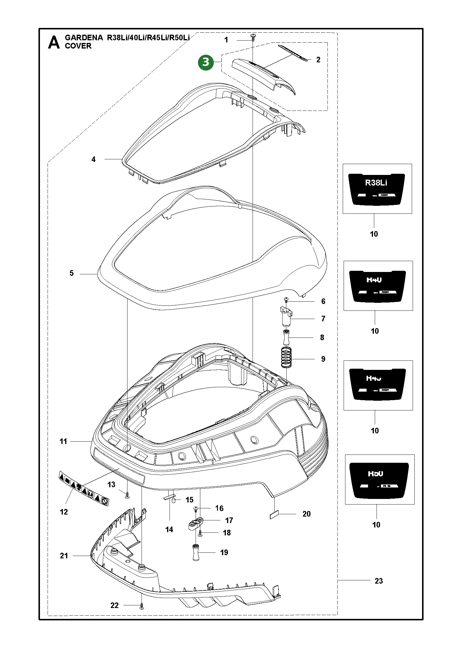 Position im Ersatzteilkatalog