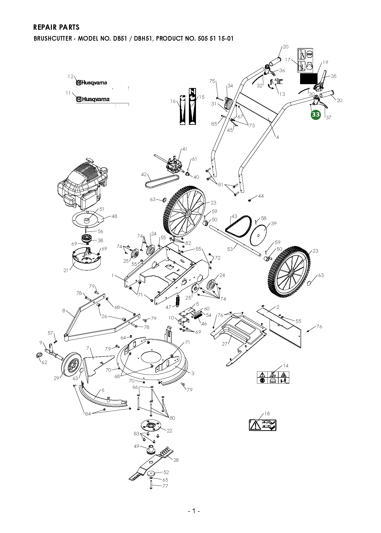 Position im Ersatzteilkatalog