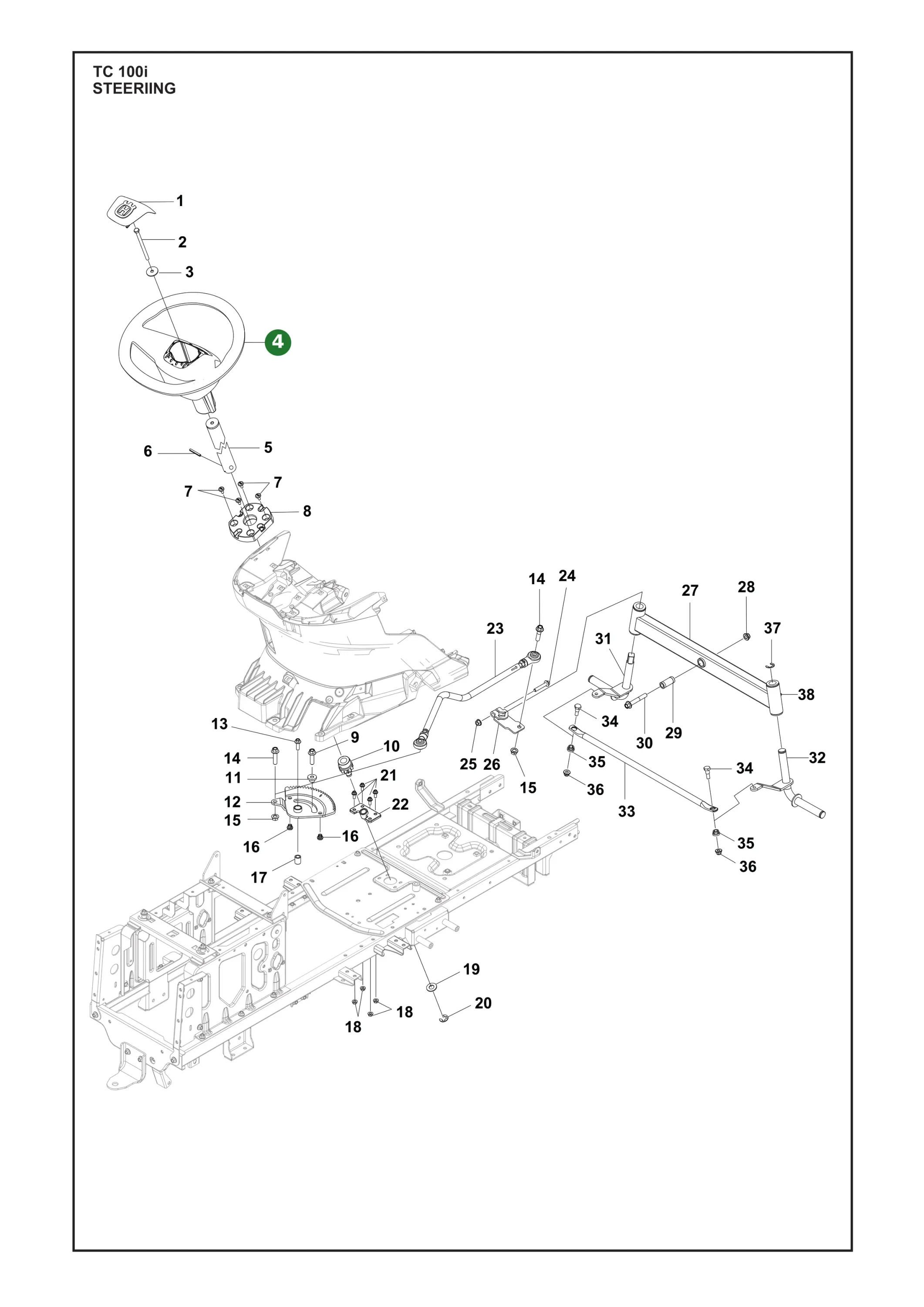 Position im Ersatzteilkatalog
