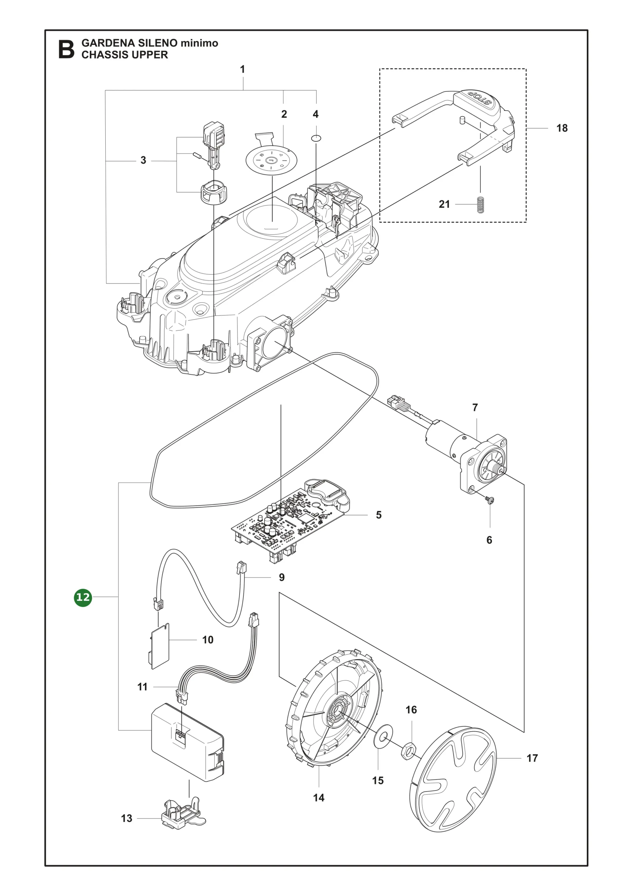 Position im Ersatzteilkatalog