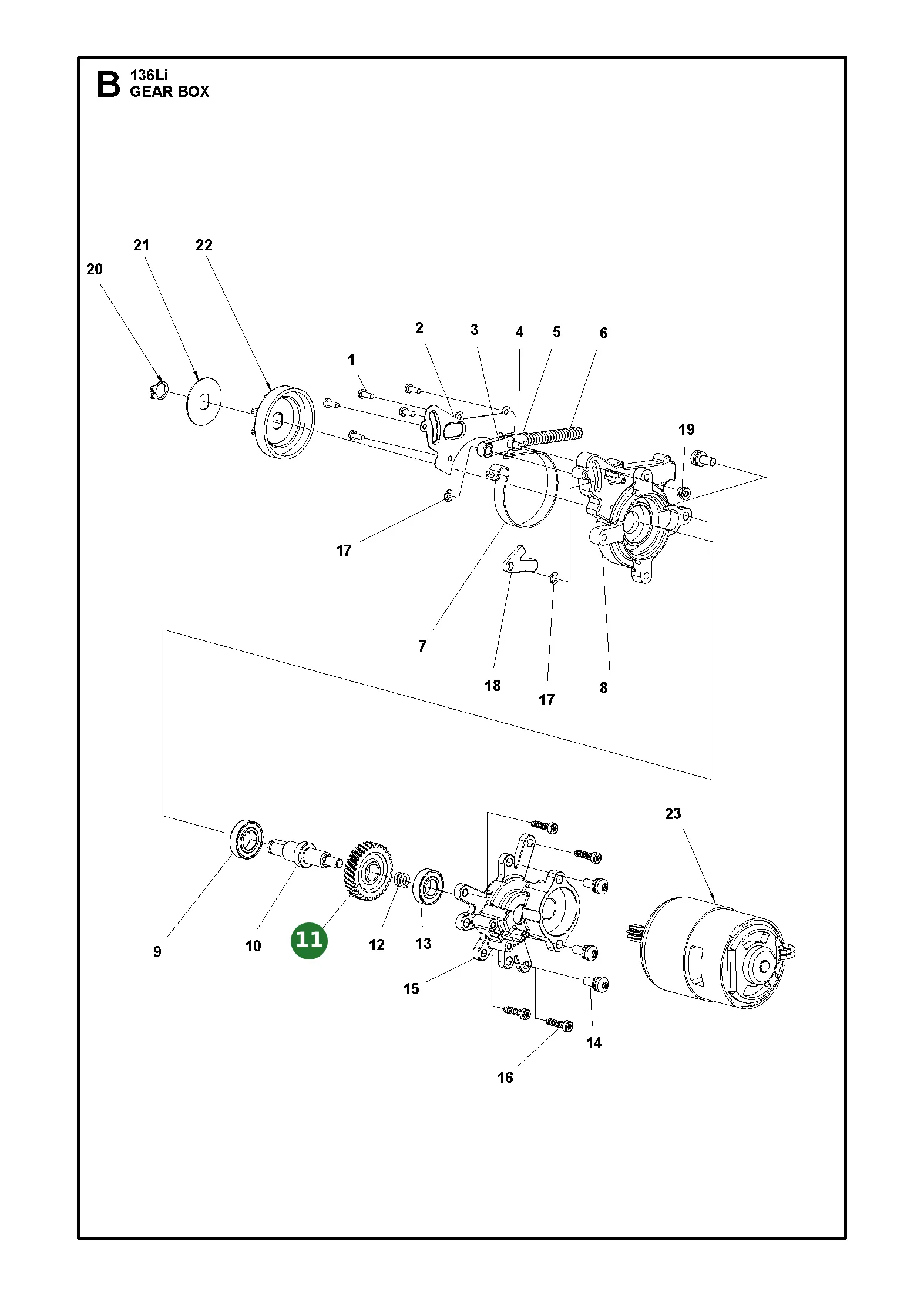 Position im Ersatzteilkatalog