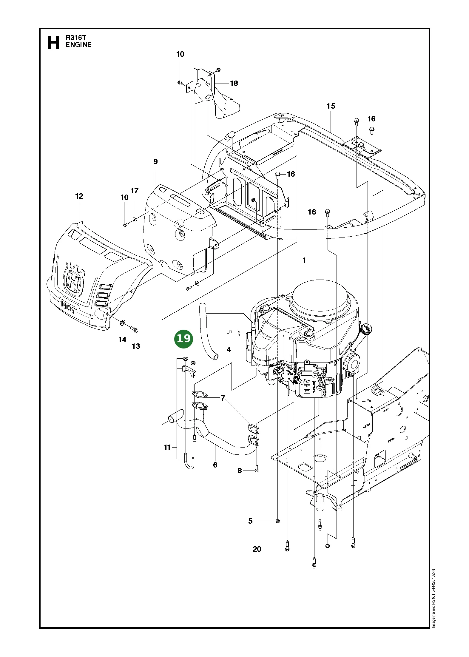 Position im Ersatzteilkatalog