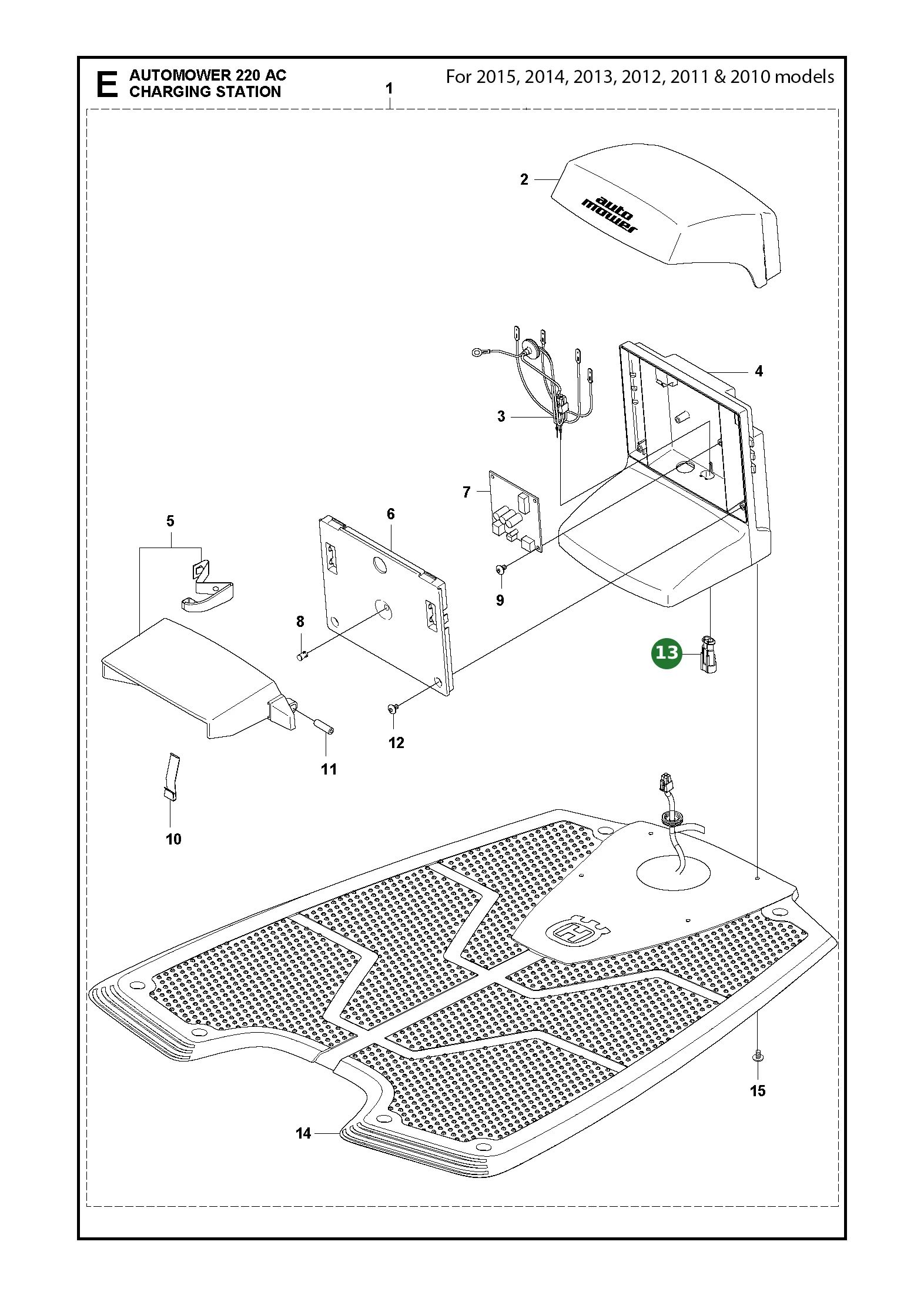 Position im Ersatzteilkatalog