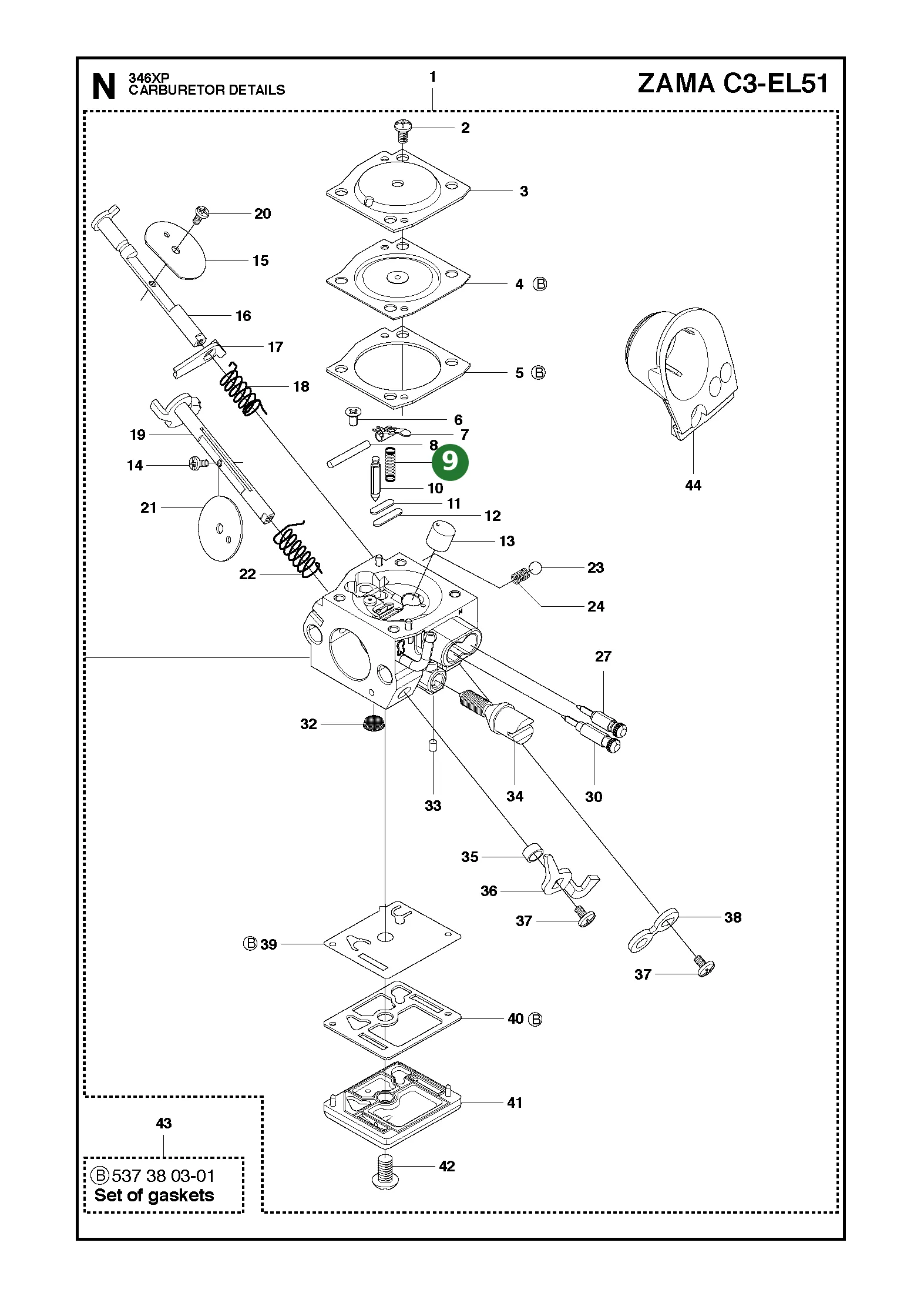 Position im Ersatzteilkatalog