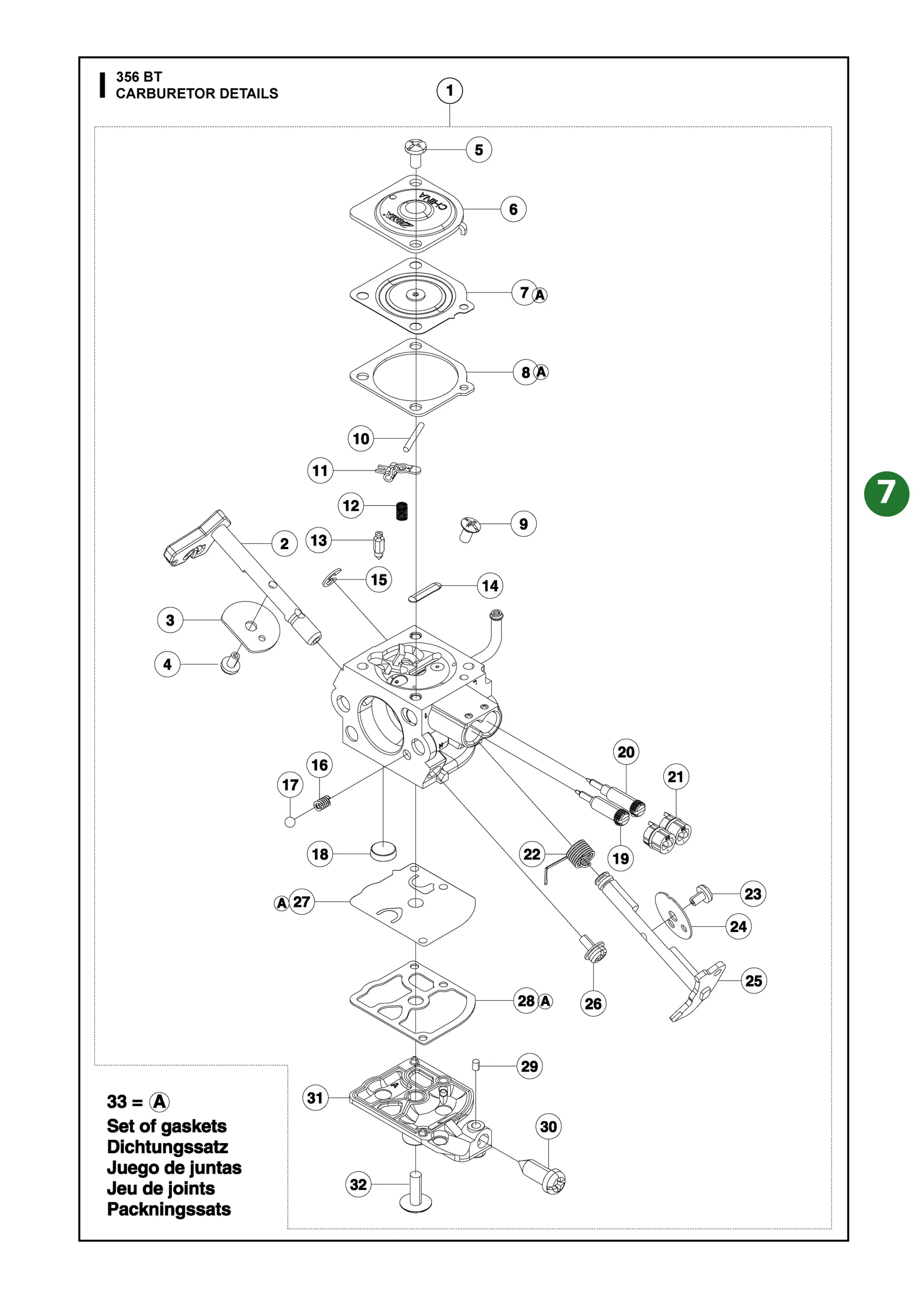 Position im Ersatzteilkatalog