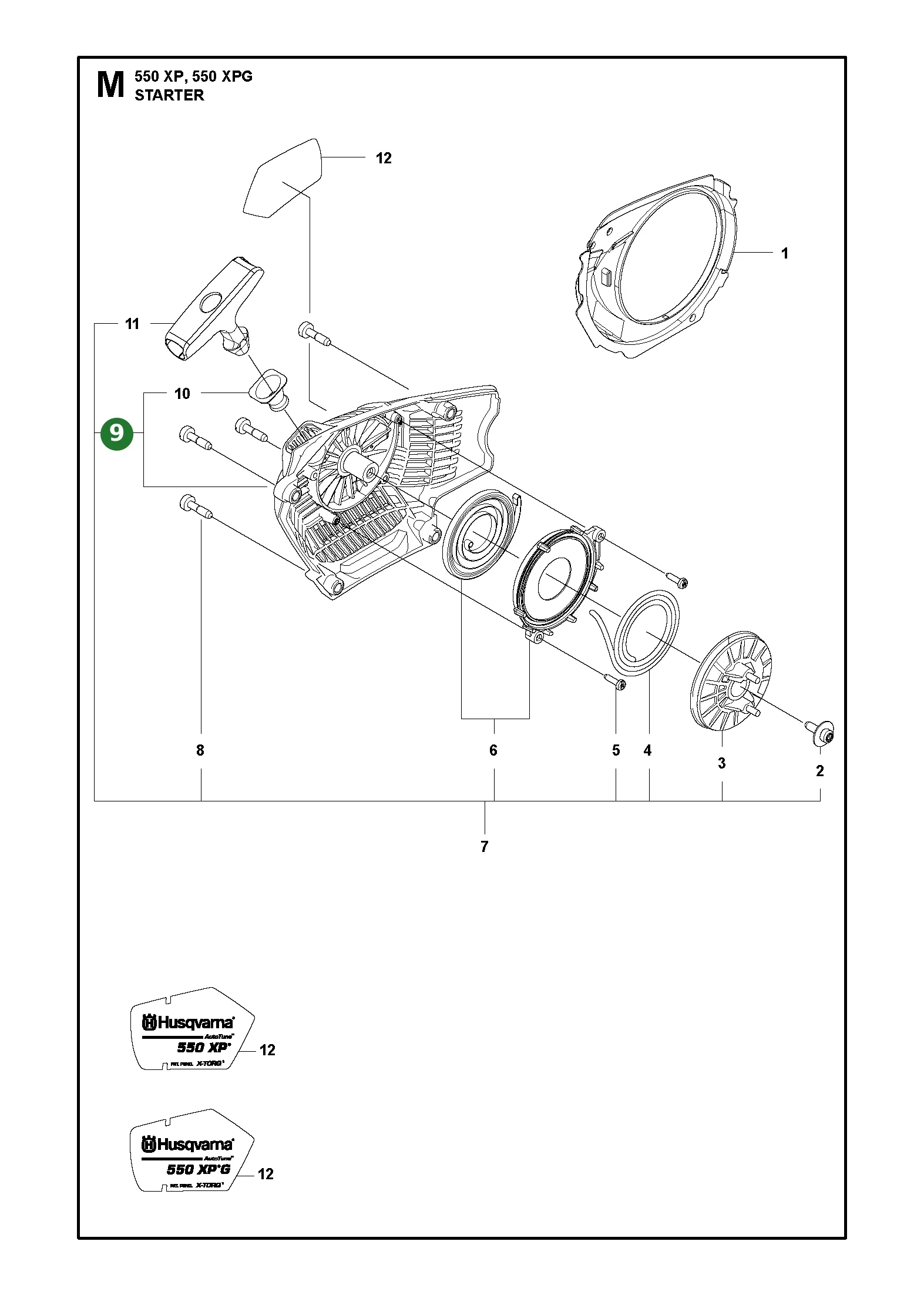 Startvorrichtungsgeh&auml;use f&uuml;r Husqvarna...
