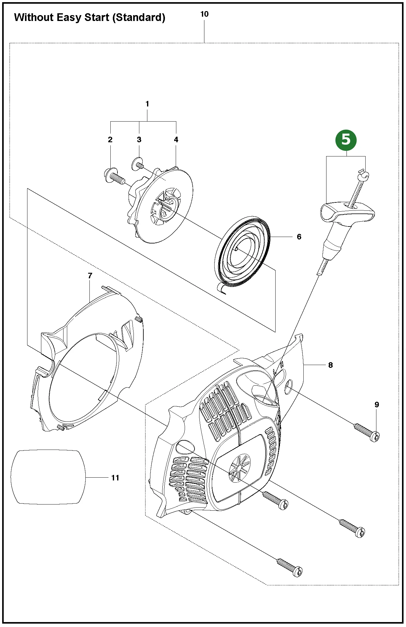 Einstellhebel f&uuml;r Husqvarna Motors&auml;gen