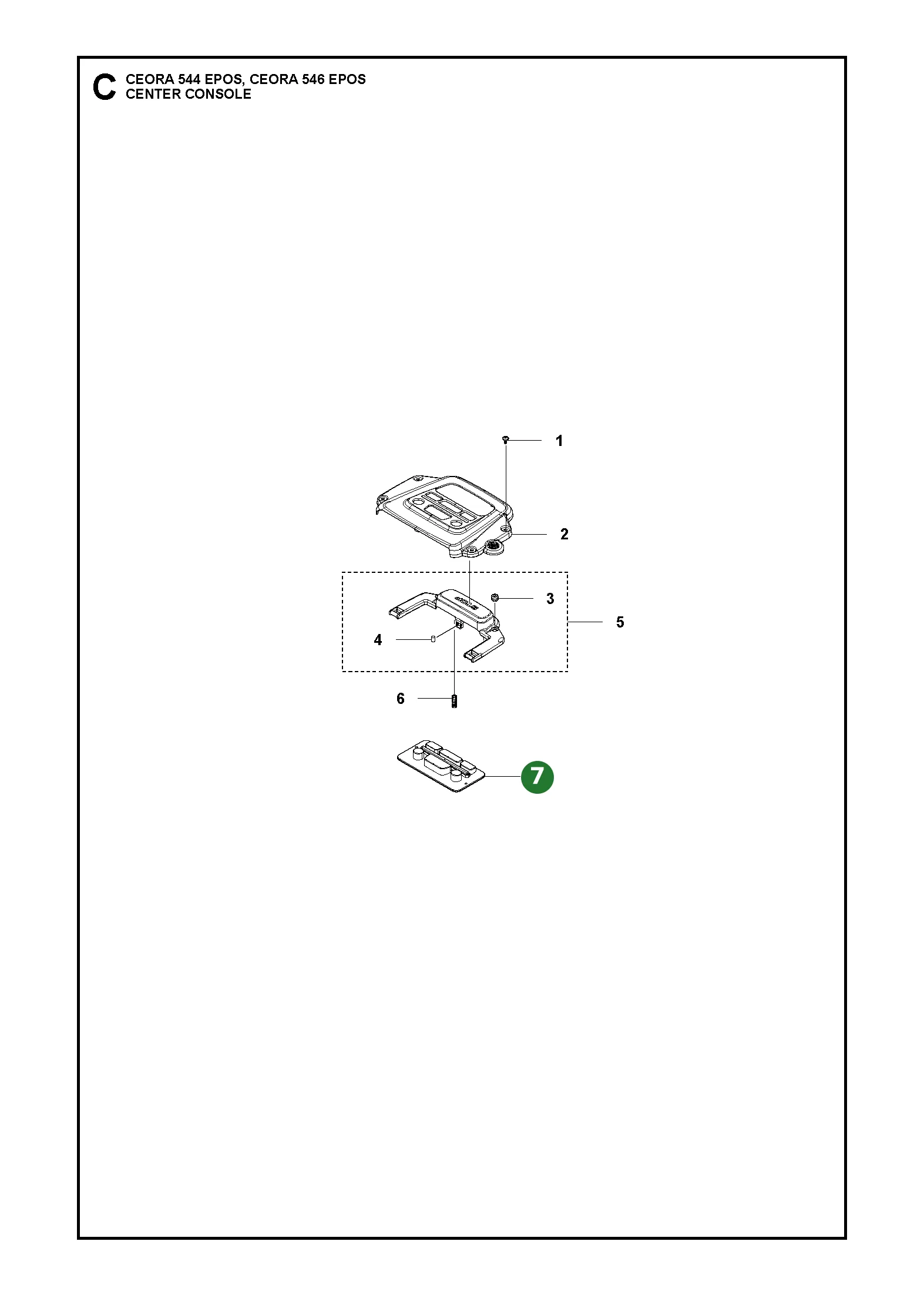 Position im Ersatzteilkatalog