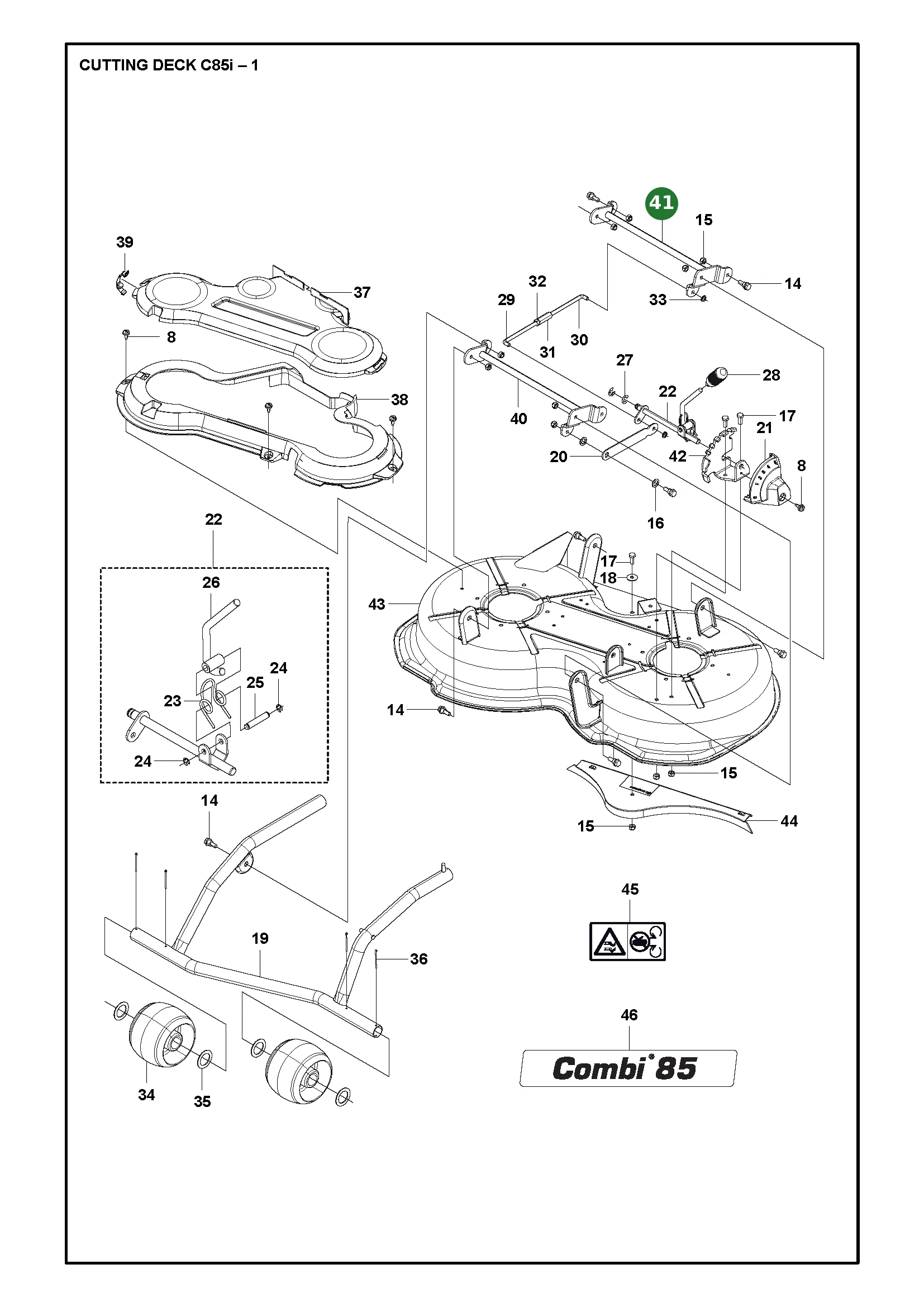Position im Ersatzteilkatalog