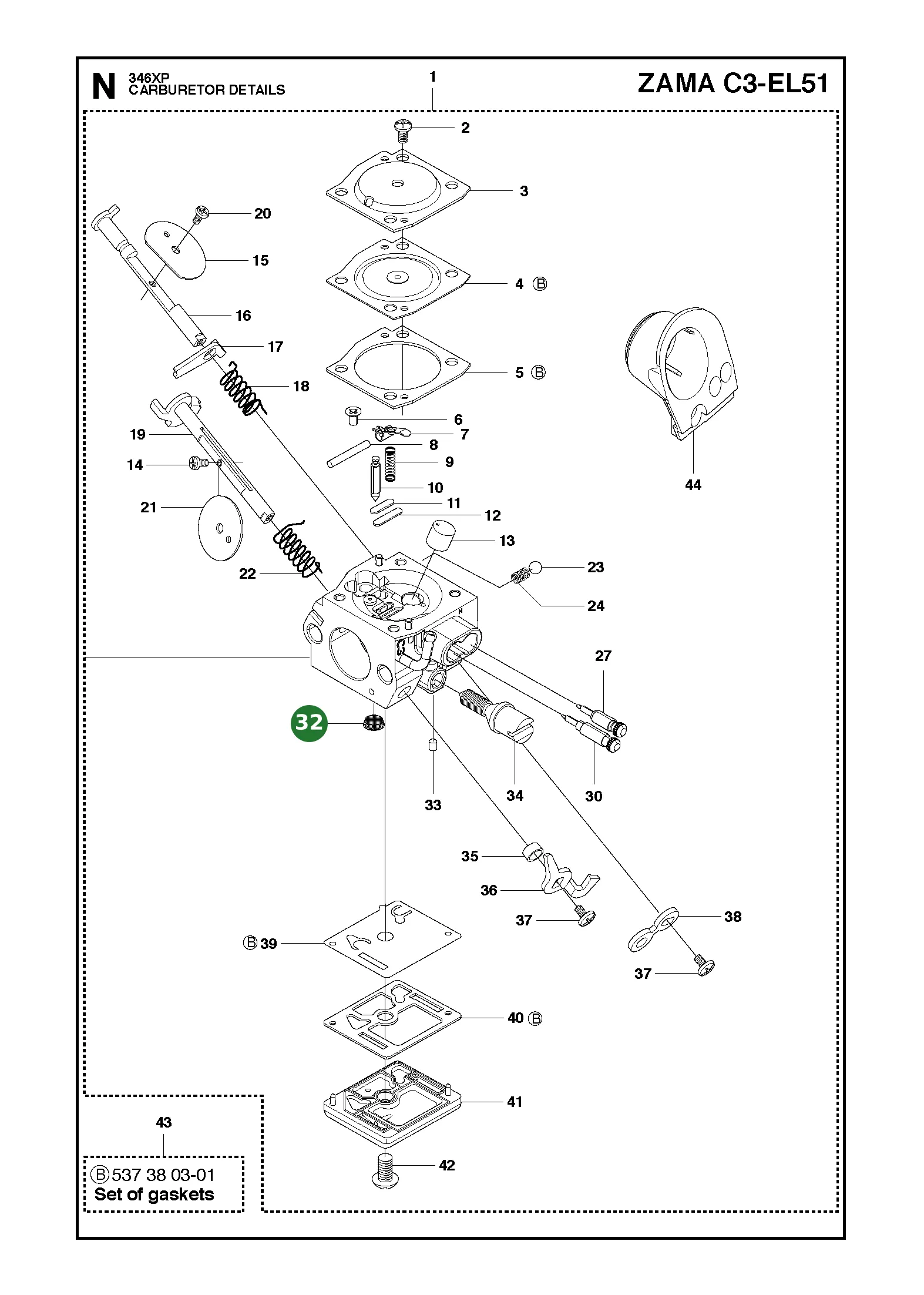 Position im Ersatzteilkatalog