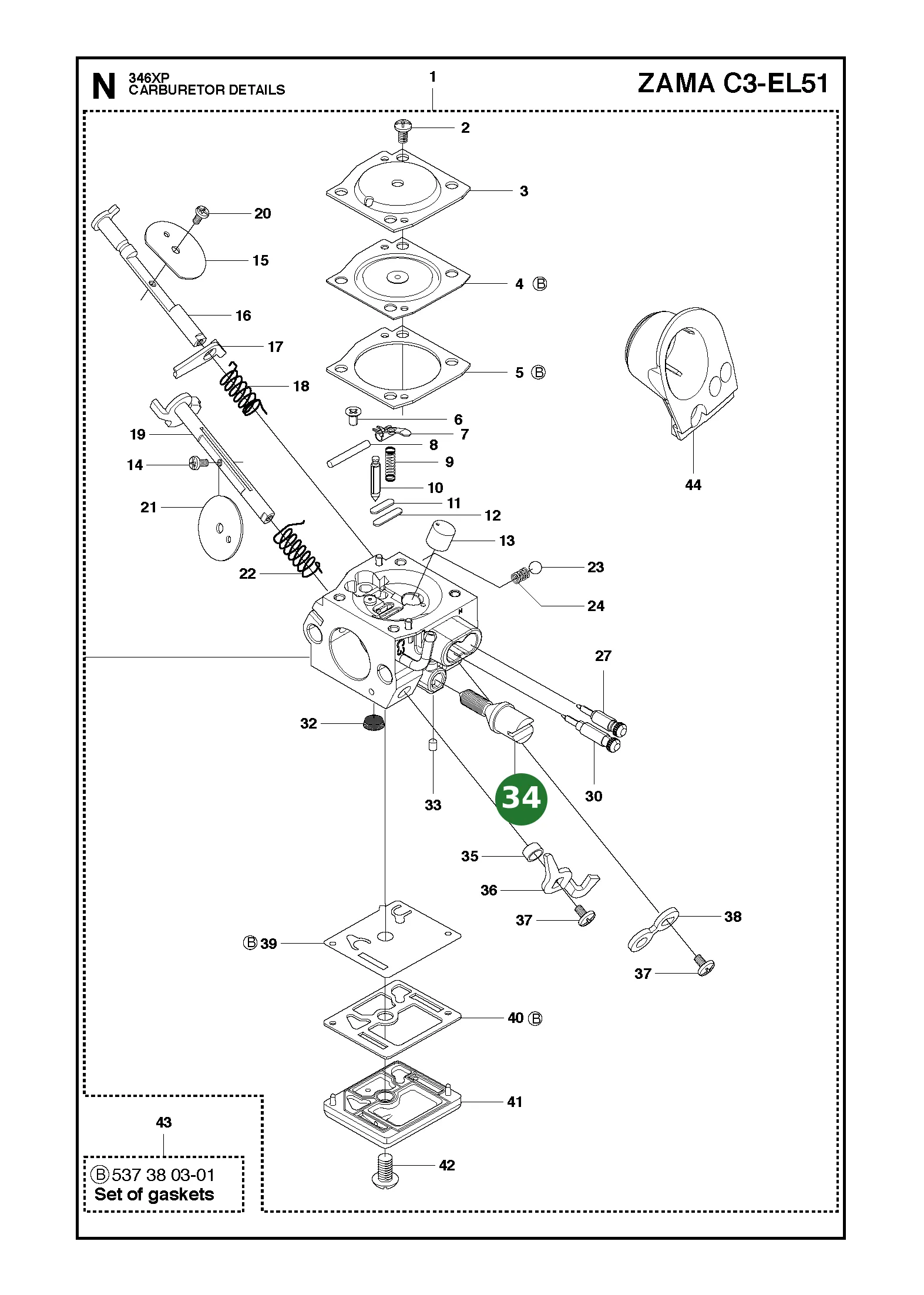 Position im Ersatzteilkatalog
