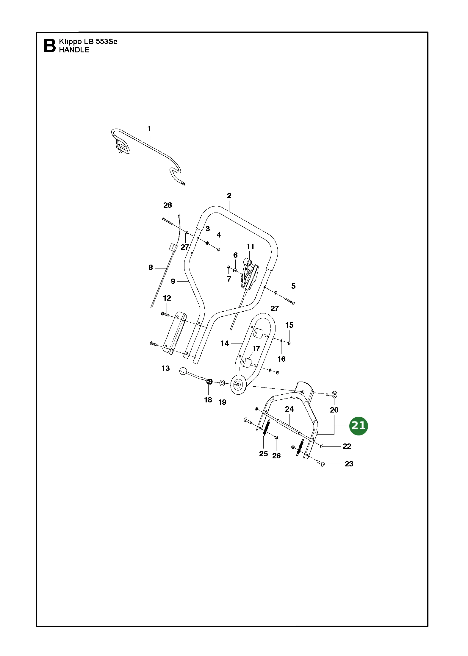 Position im Ersatzteilkatalog