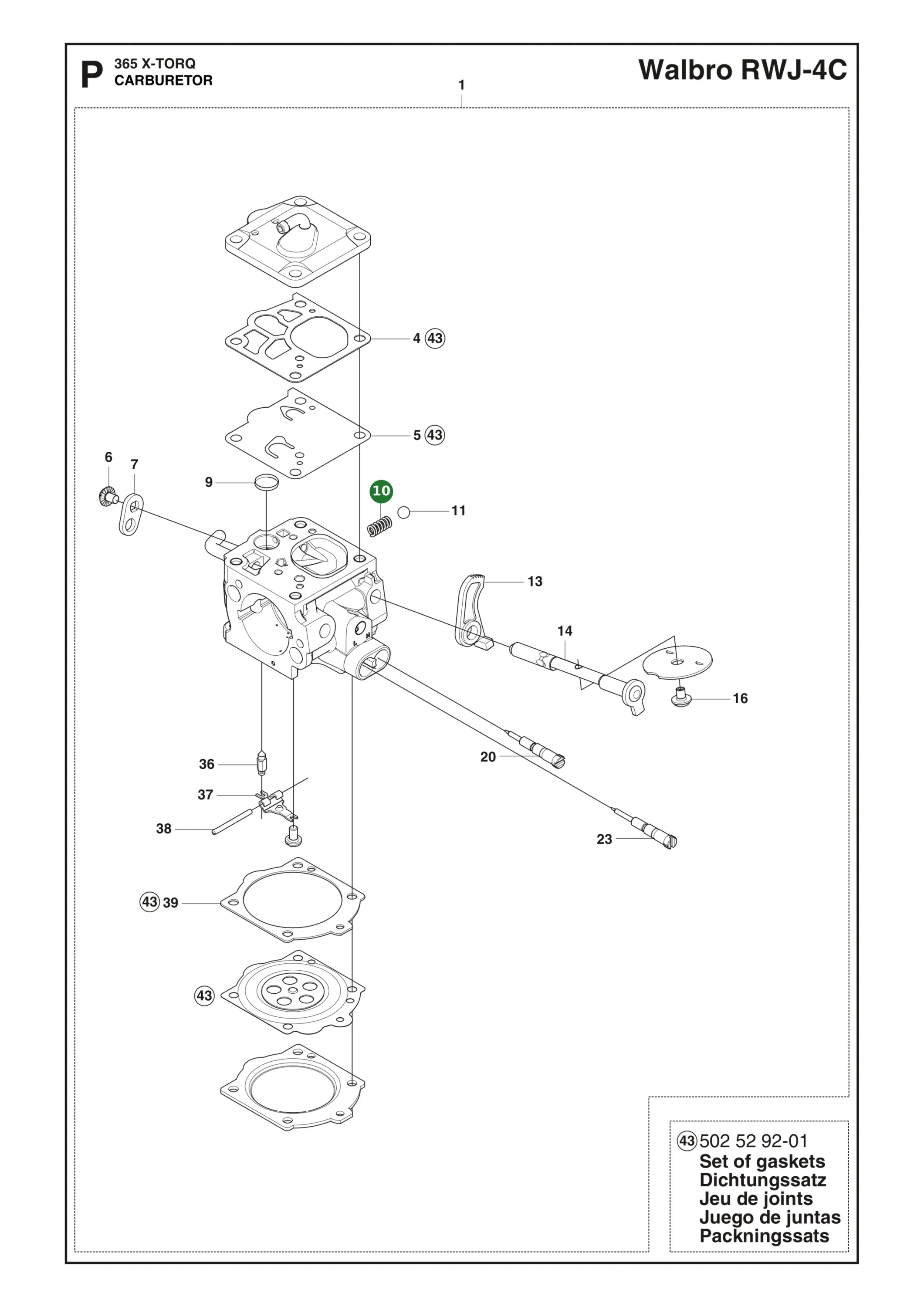 Position im Ersatzteilkatalog