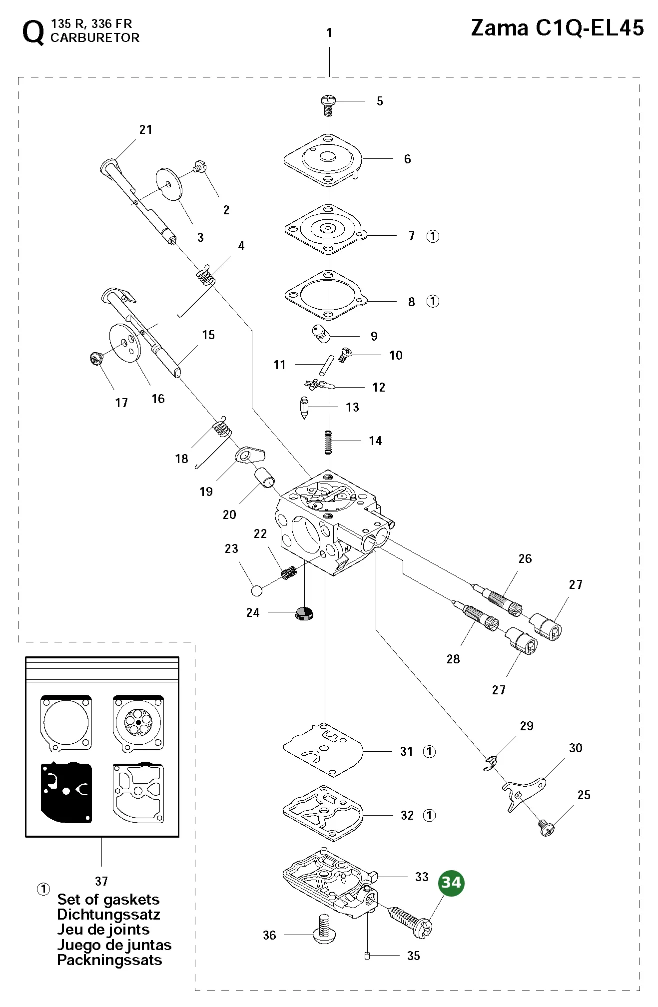 Position im Ersatzteilkatalog
