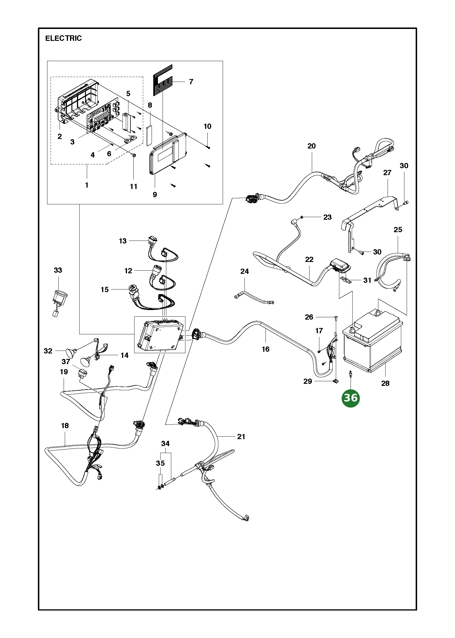 Position im Ersatzteilkatalog