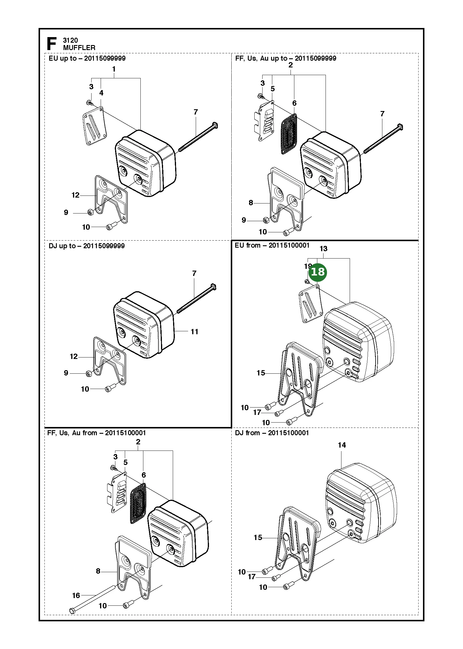 Position im Ersatzteilkatalog