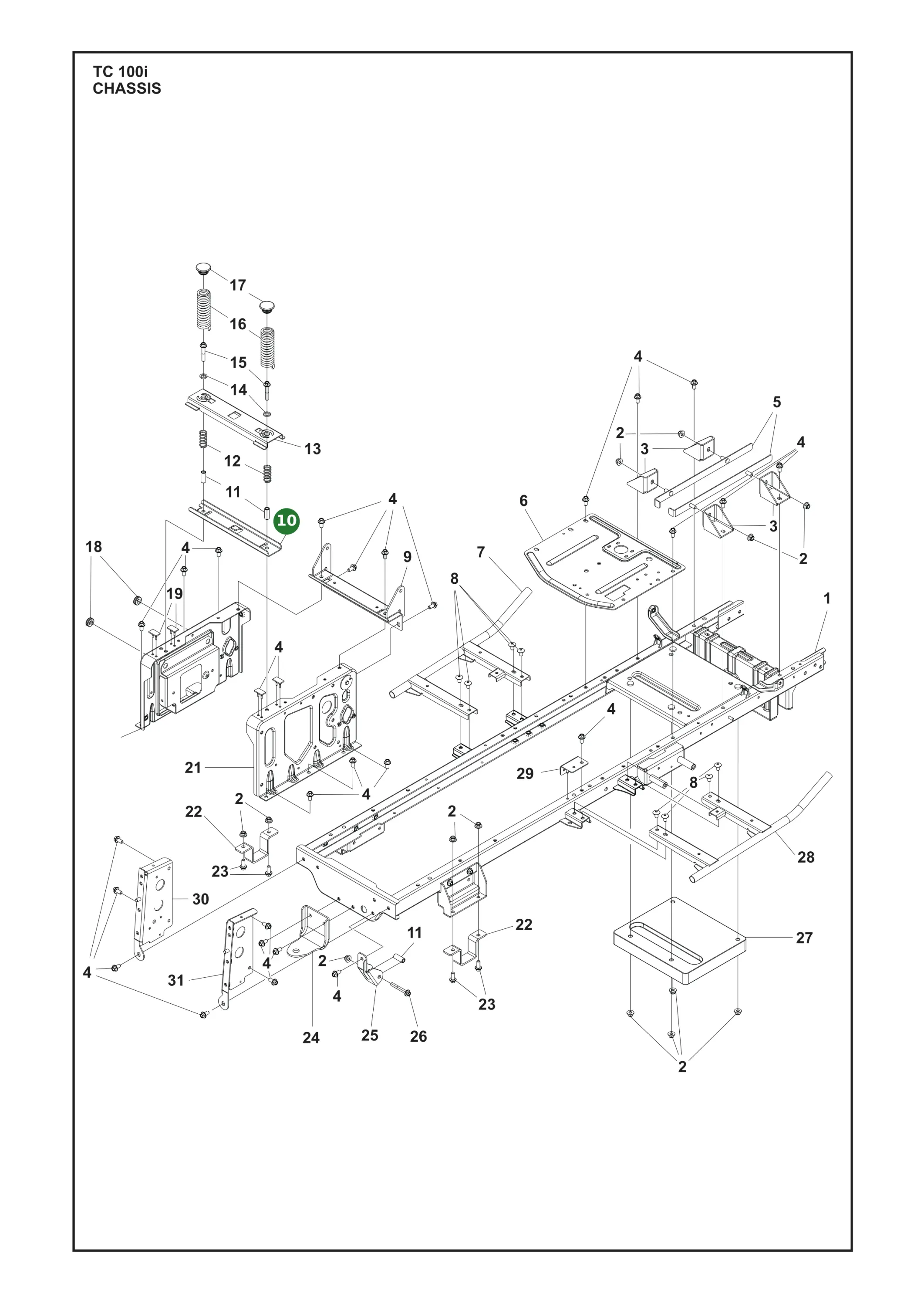 Position im Ersatzteilkatalog