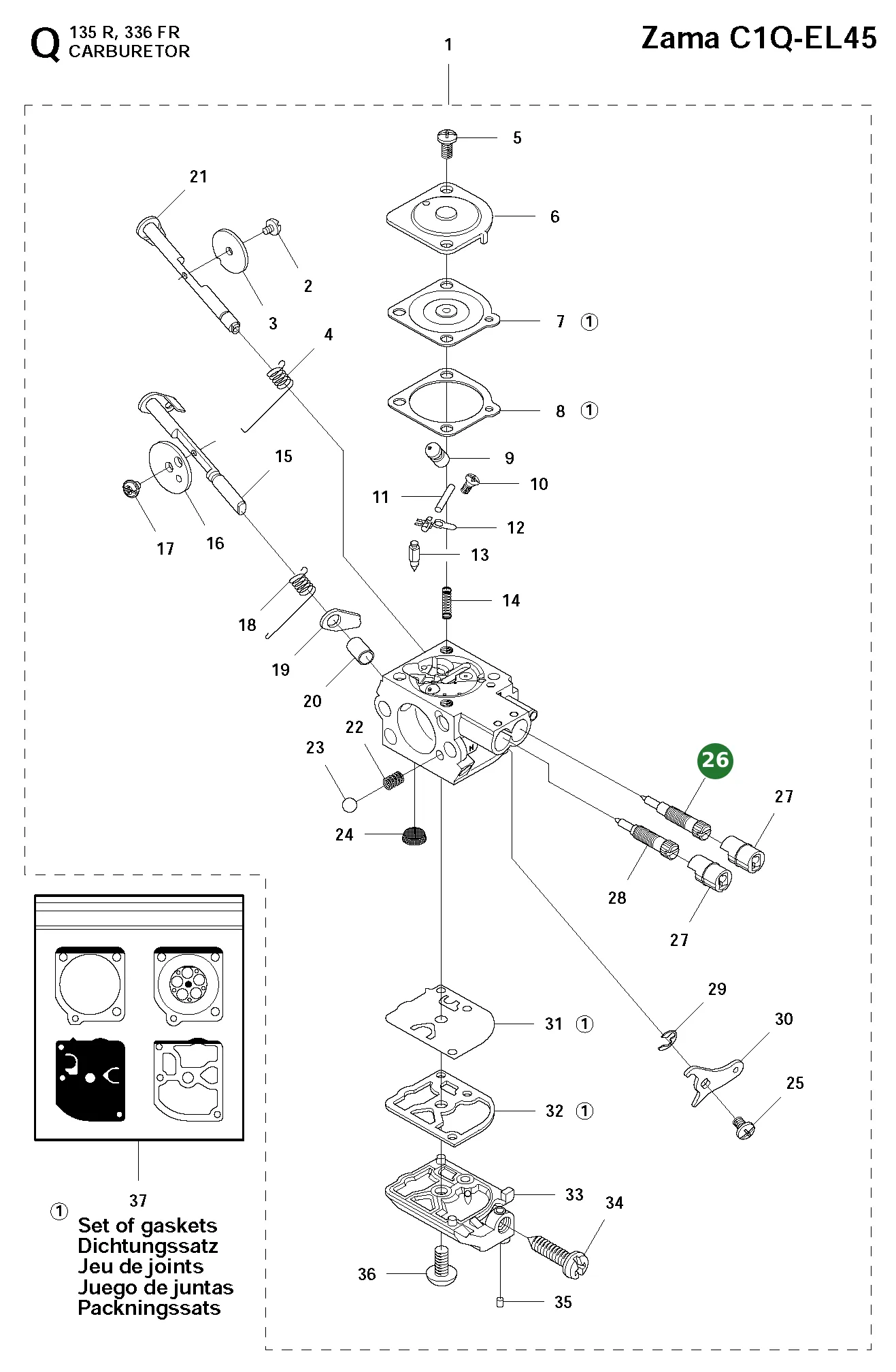 Position im Ersatzteilkatalog