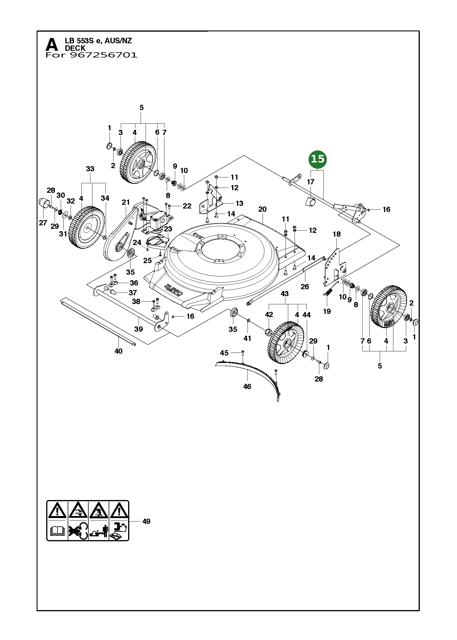 Position im Ersatzteilkatalog