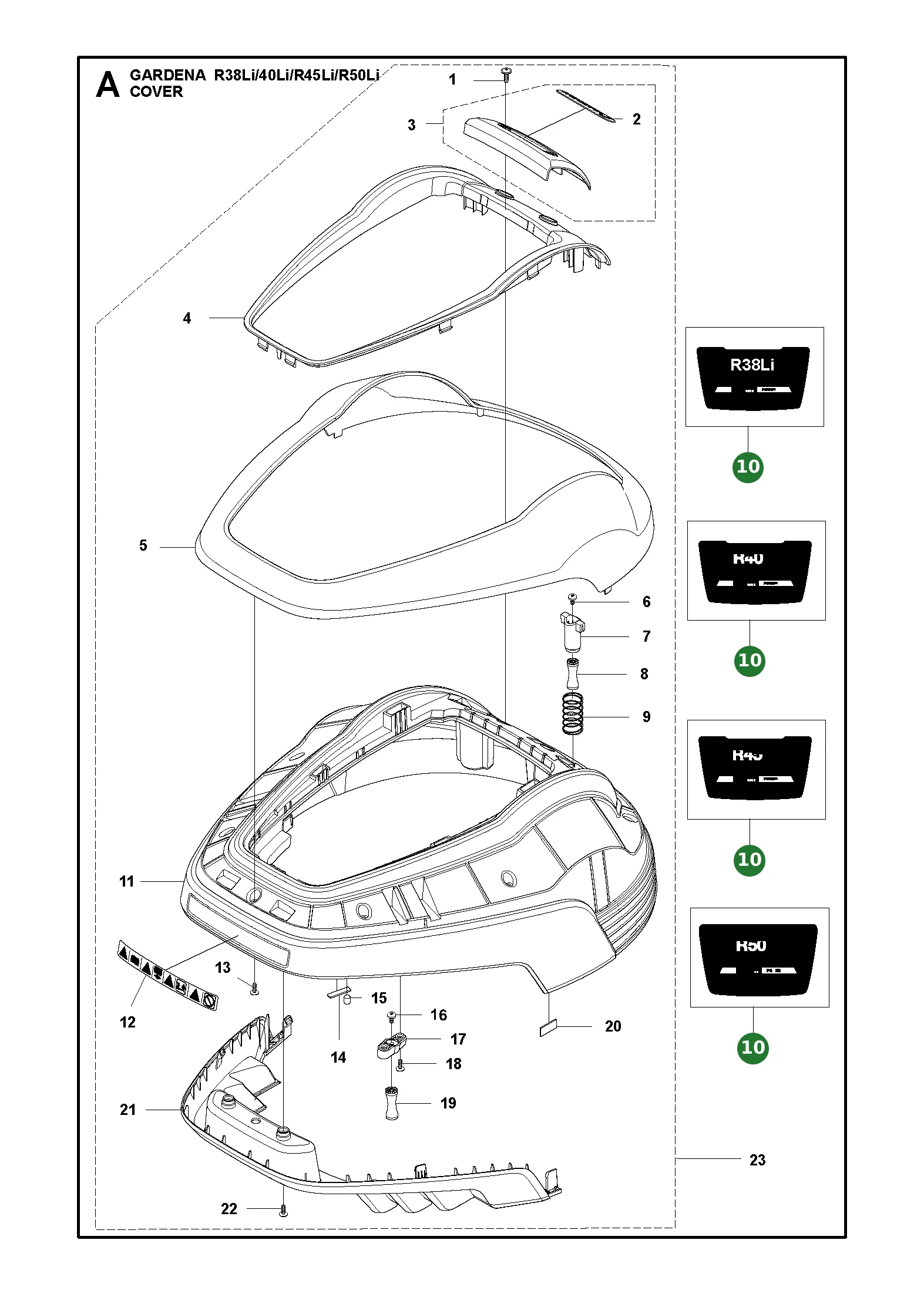 Position im Ersatzteilkatalog
