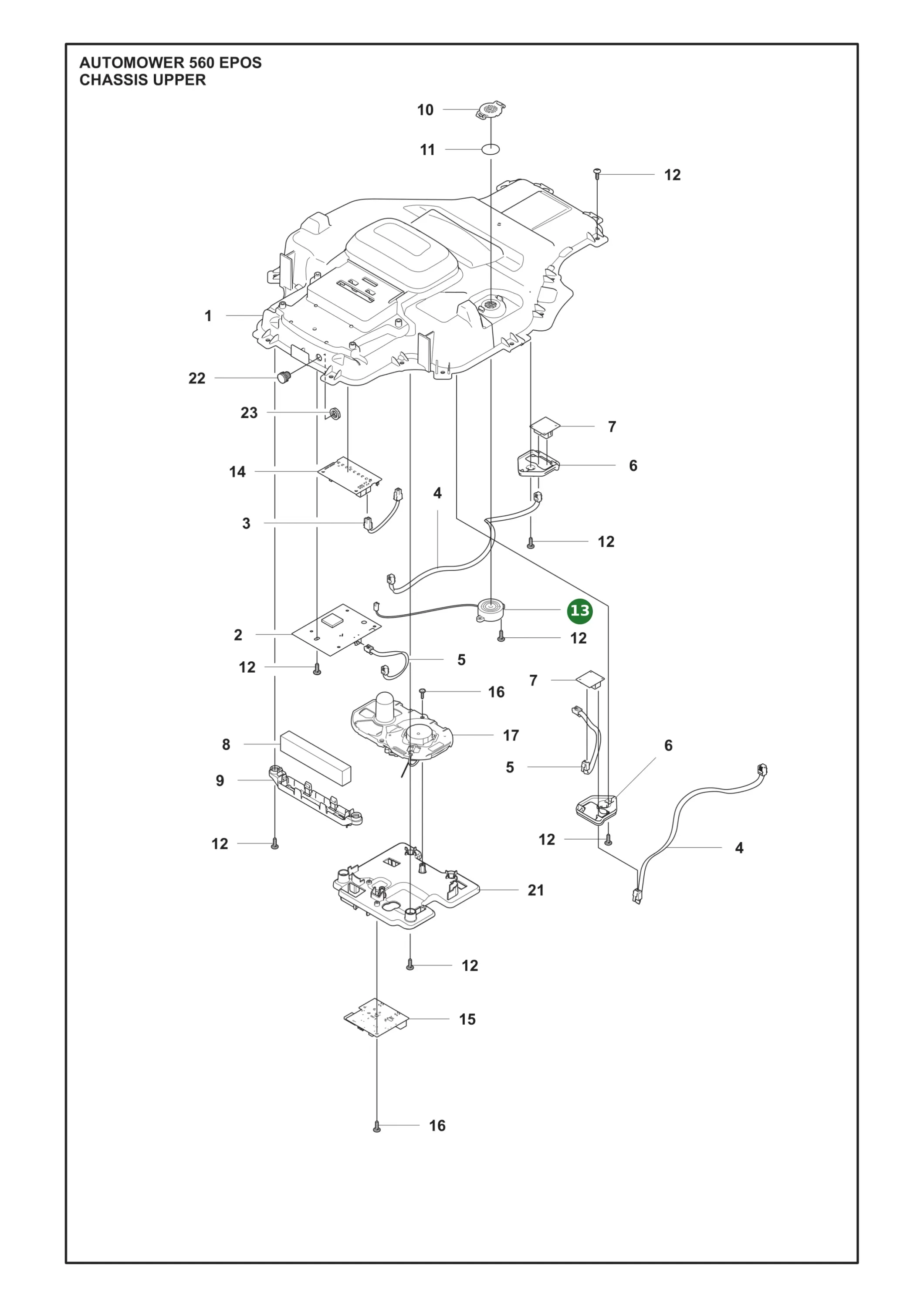 Position im Ersatzteilkatalog
