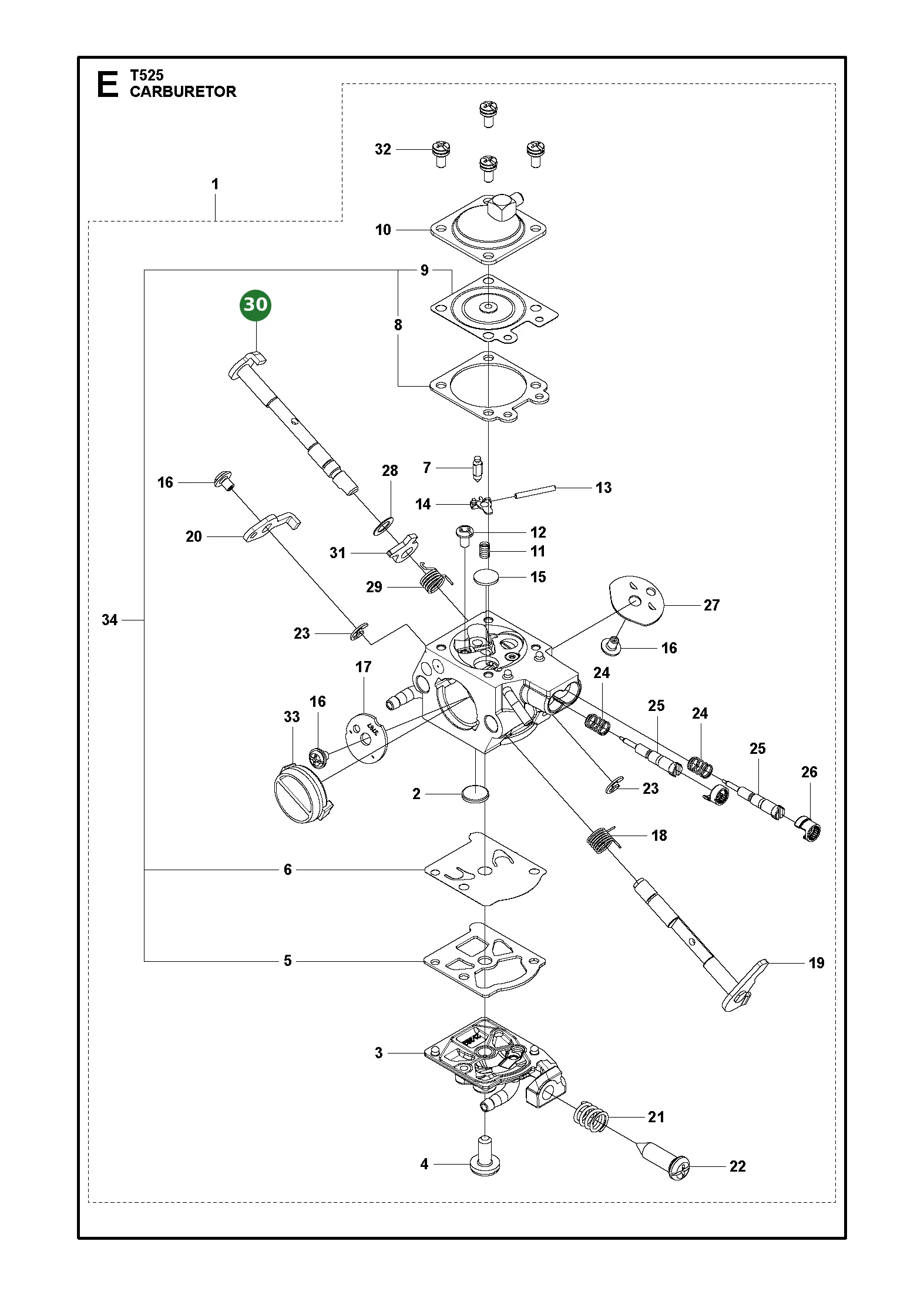 Position im Ersatzteilkatalog