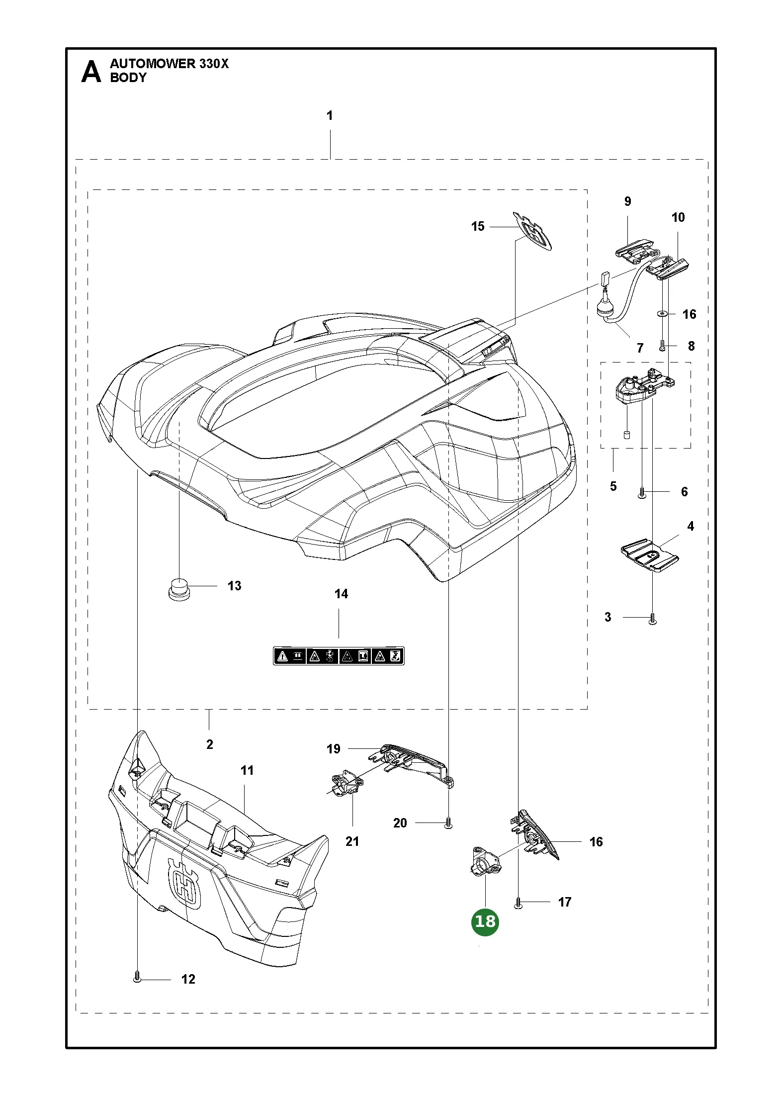 Position im Ersatzteilkatalog