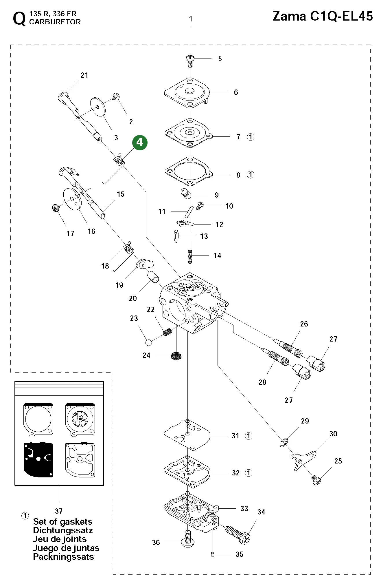 Position im Ersatzteilkatalog