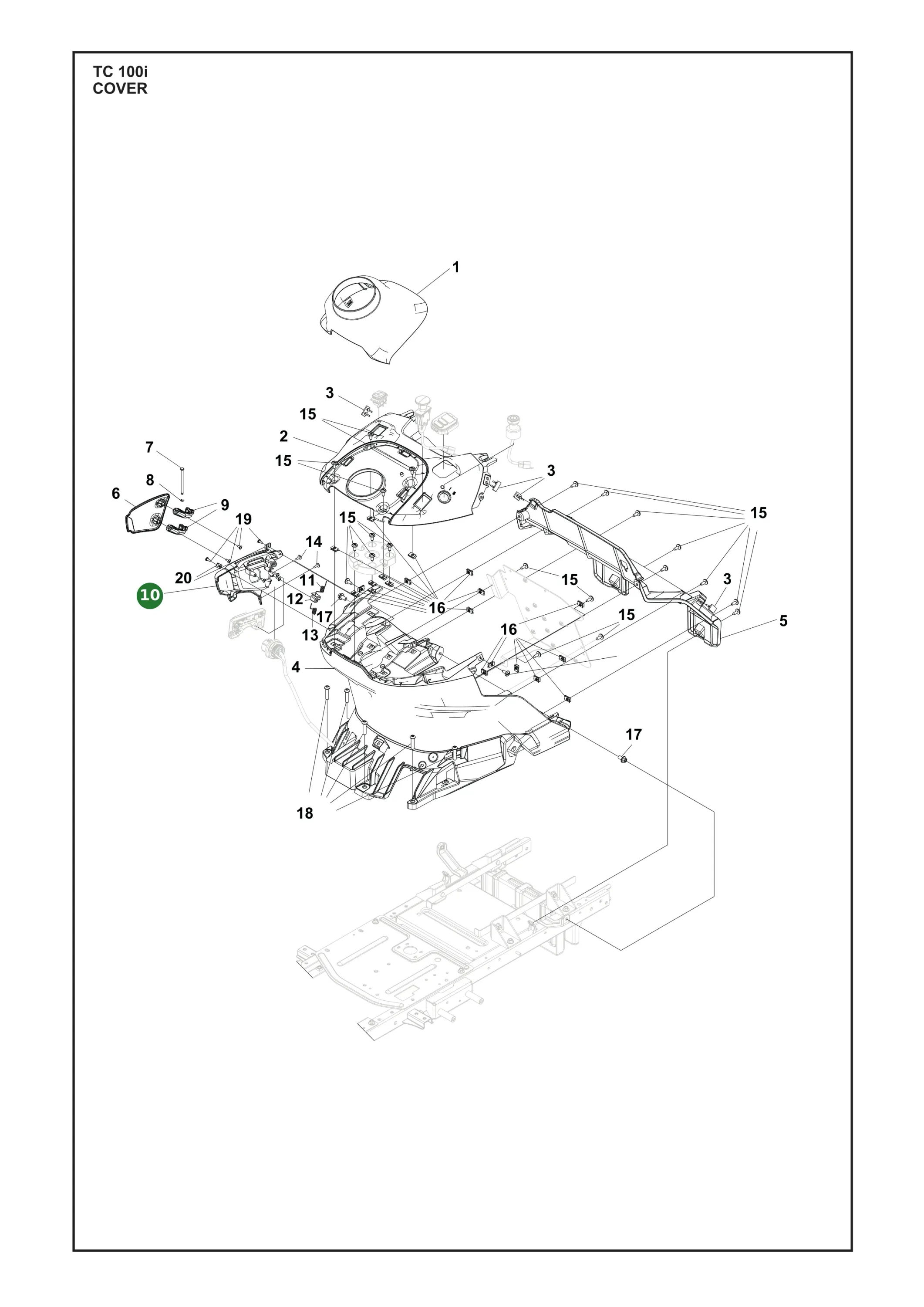 Position im Ersatzteilkatalog