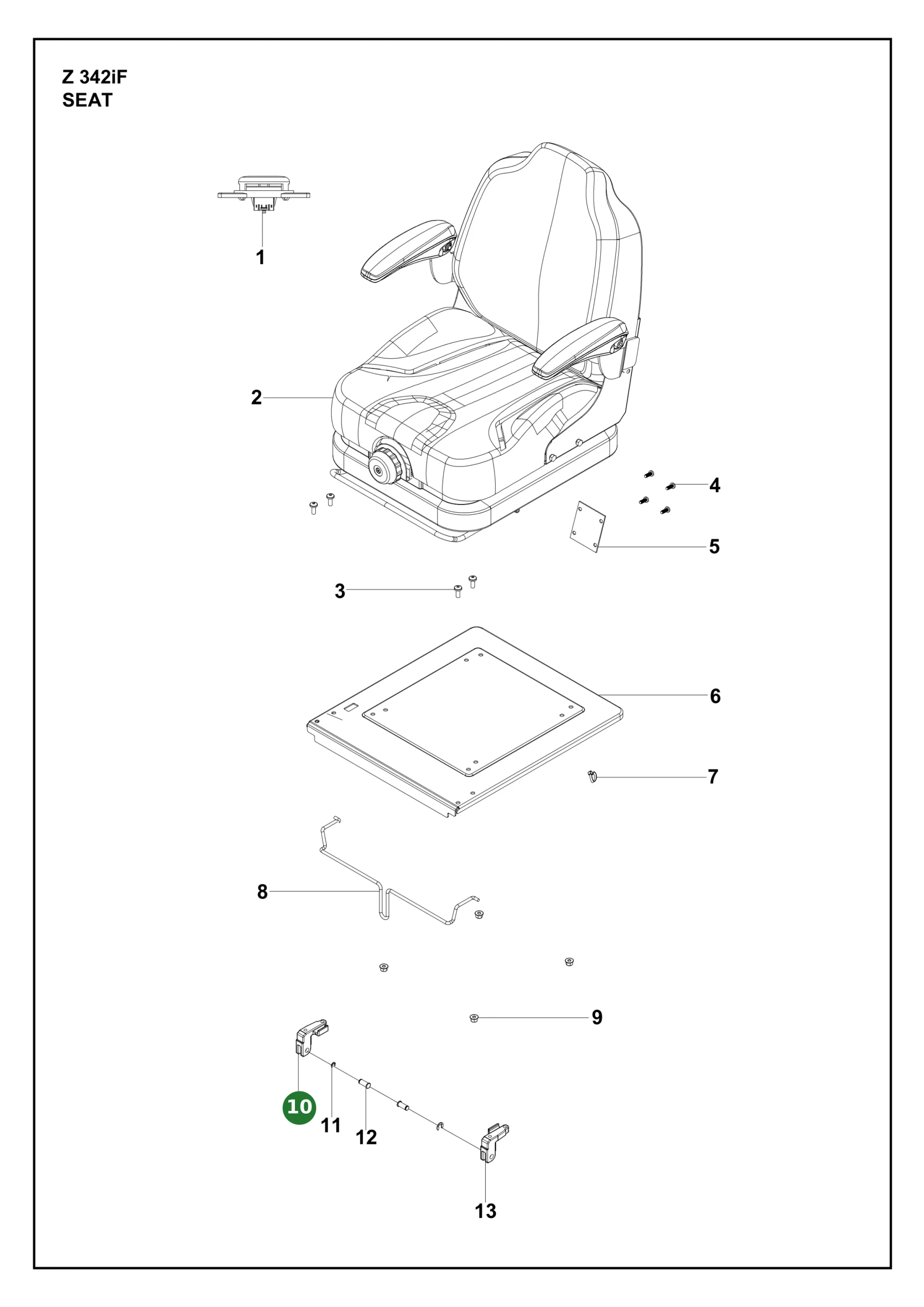 Position im Ersatzteilkatalog