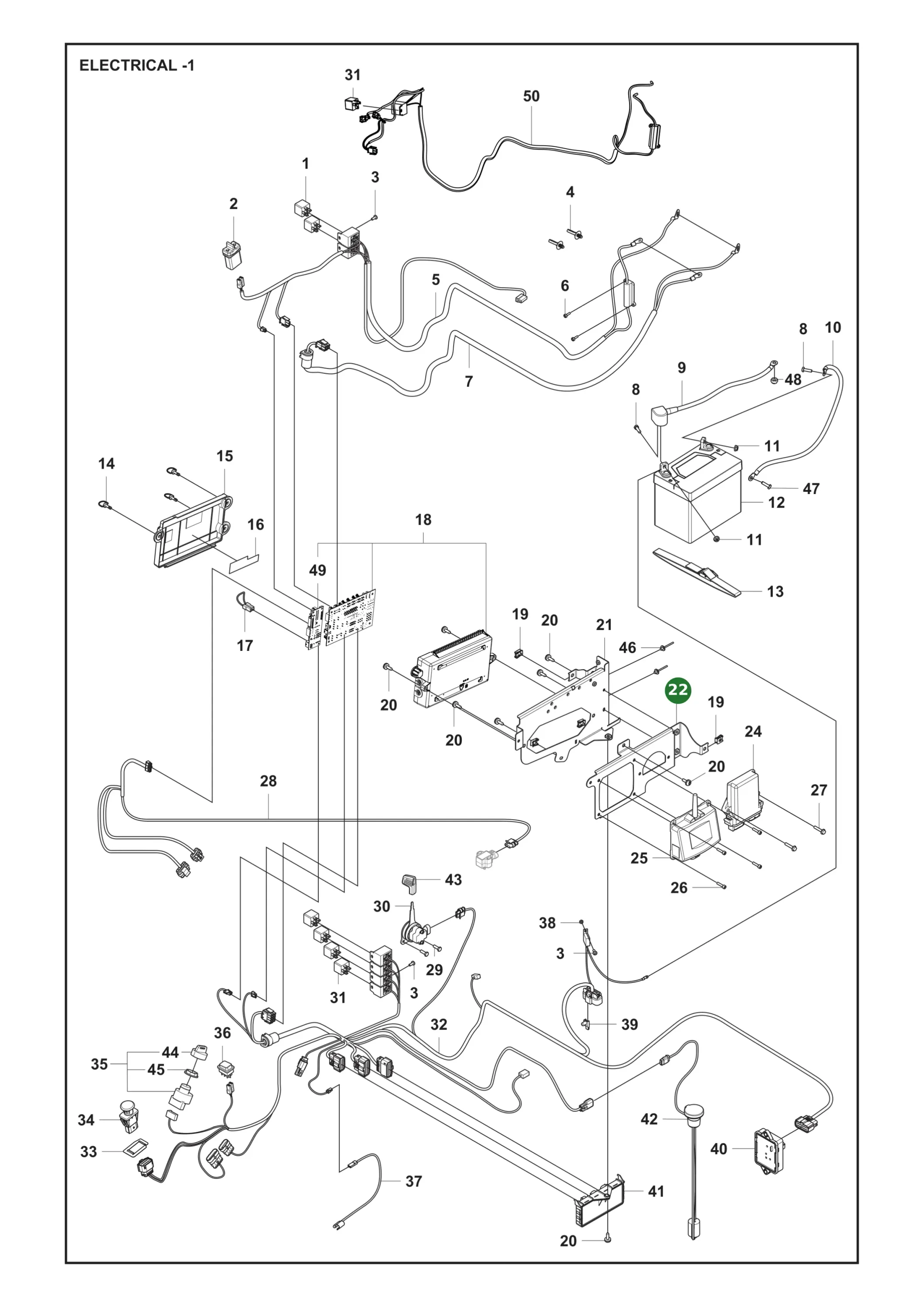 Position im Ersatzteilkatalog