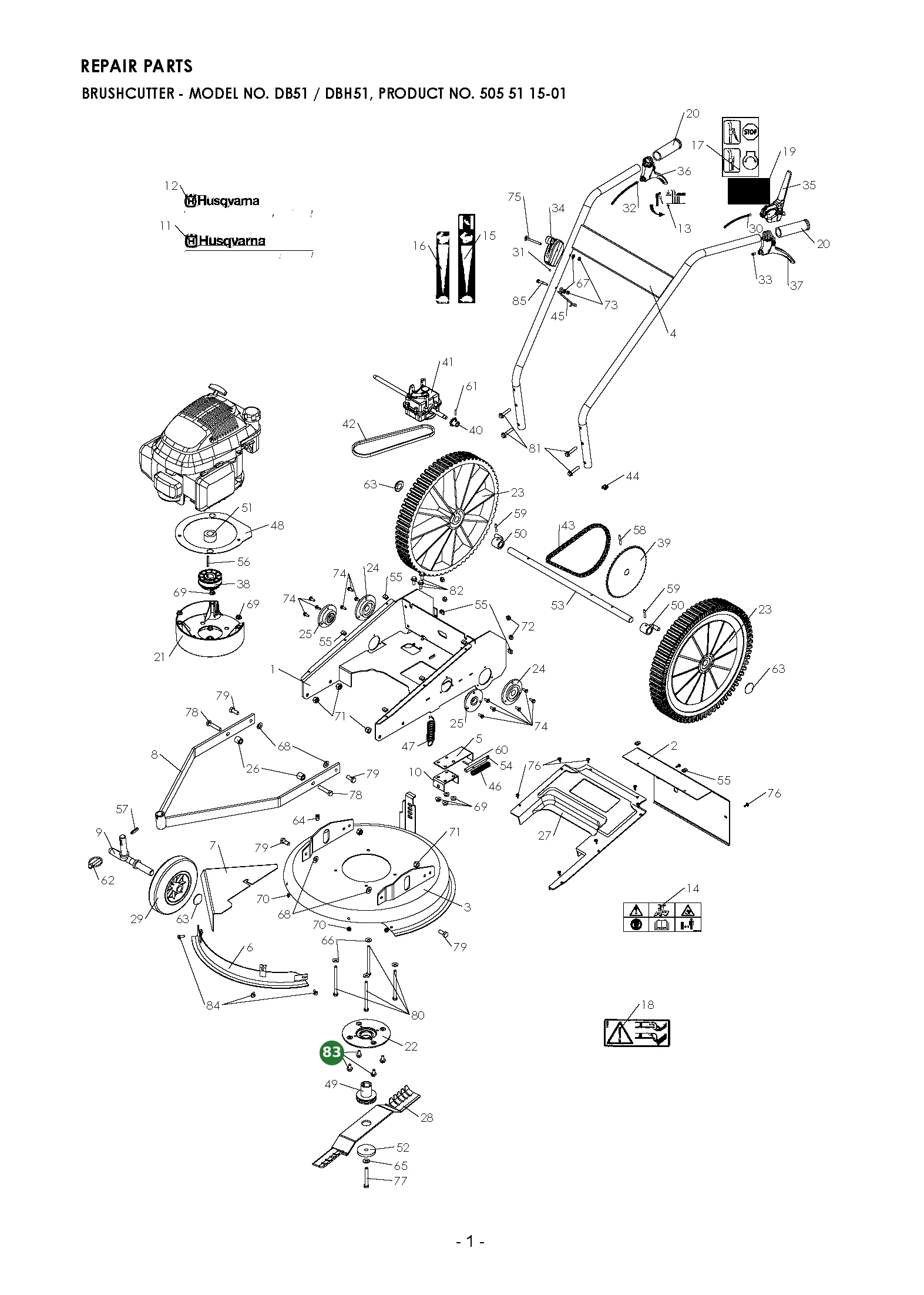 Position im Ersatzteilkatalog