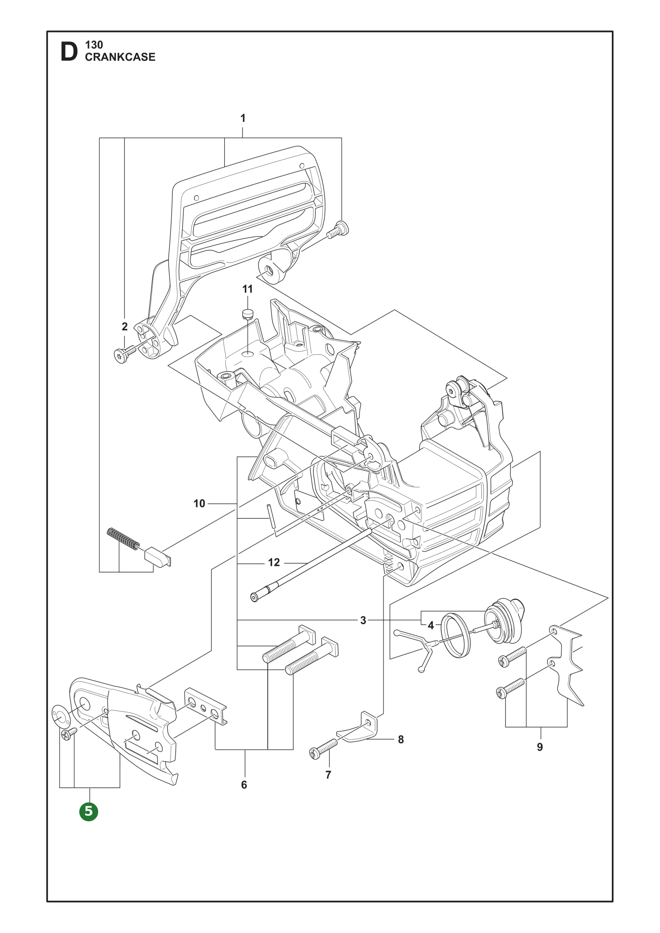 Service Kit f&uuml;r Husqvarna Motors&auml;gen 130, 135 II
