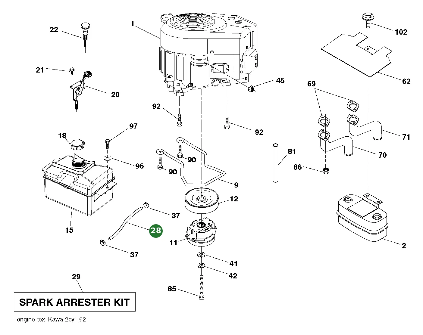Position im Ersatzteilkatalog