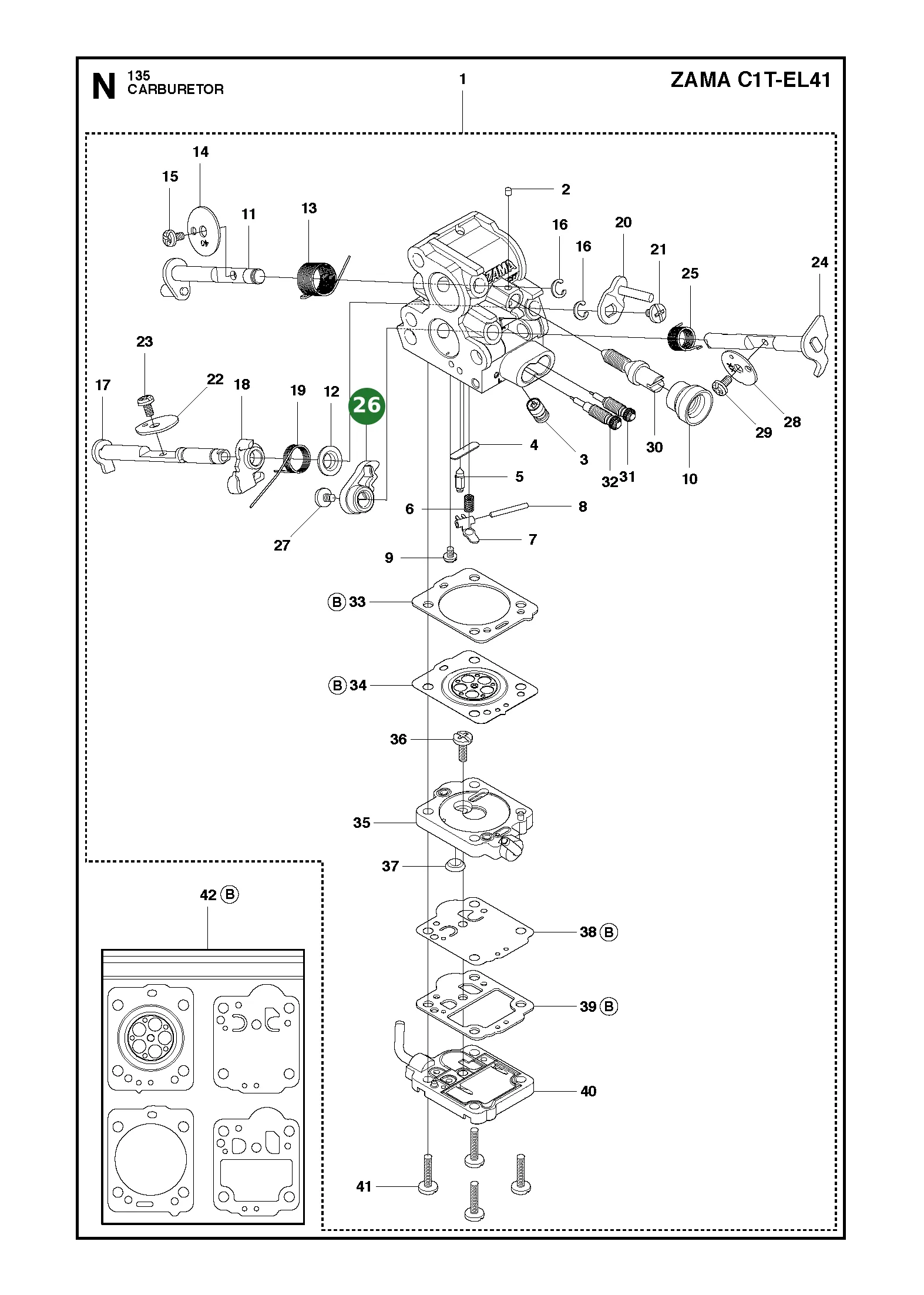 Position im Ersatzteilkatalog