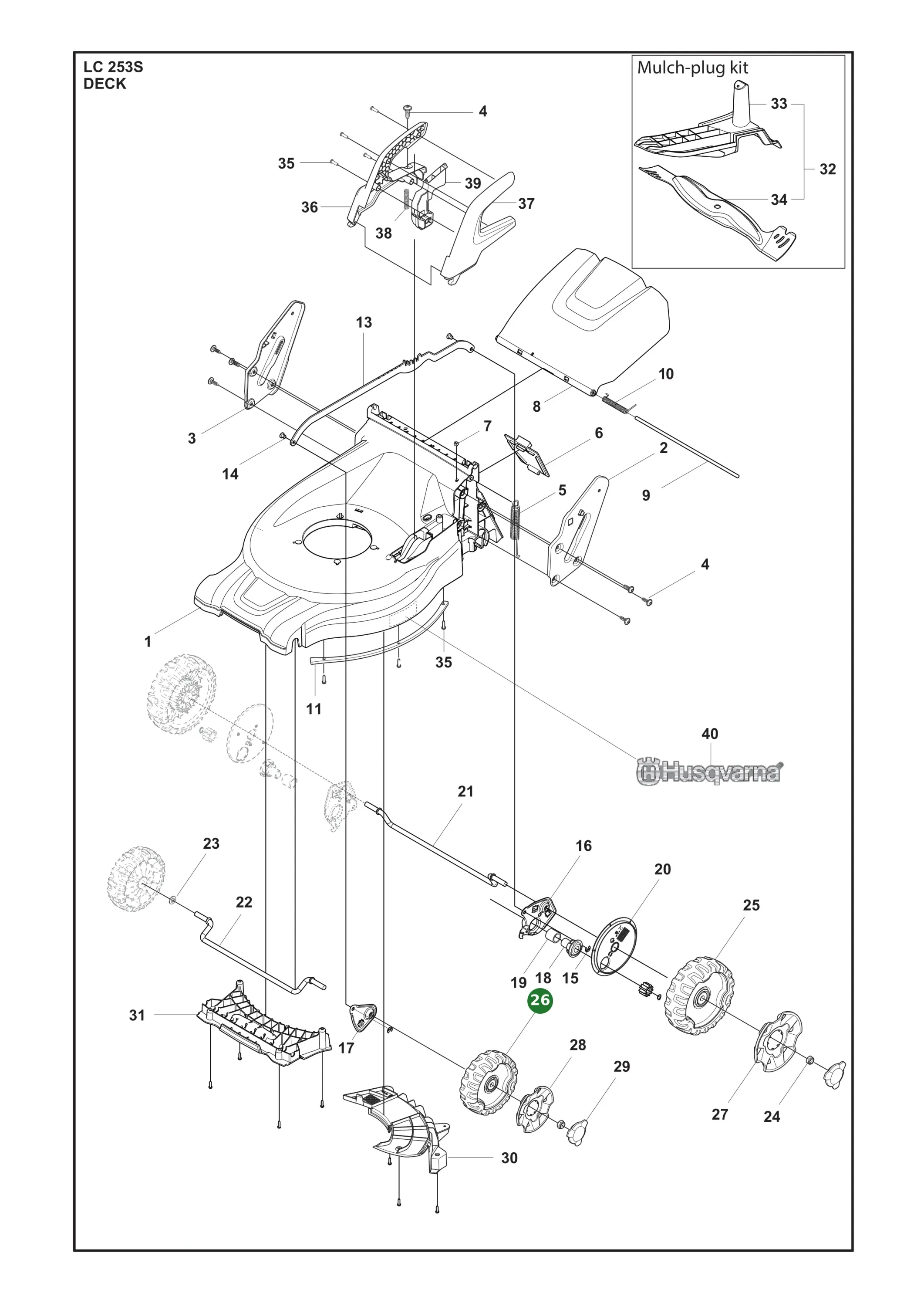 Position im Ersatzteilkatalog