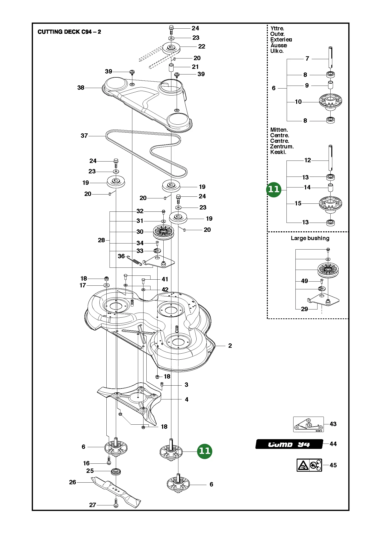 Position im Ersatzteilkatalog