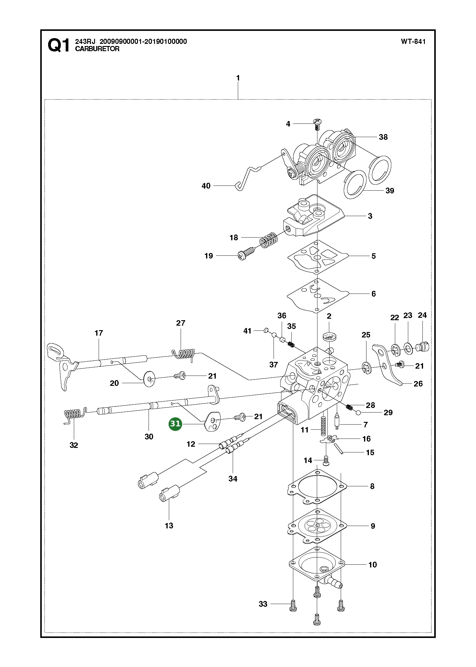 Position im Ersatzteilkatalog