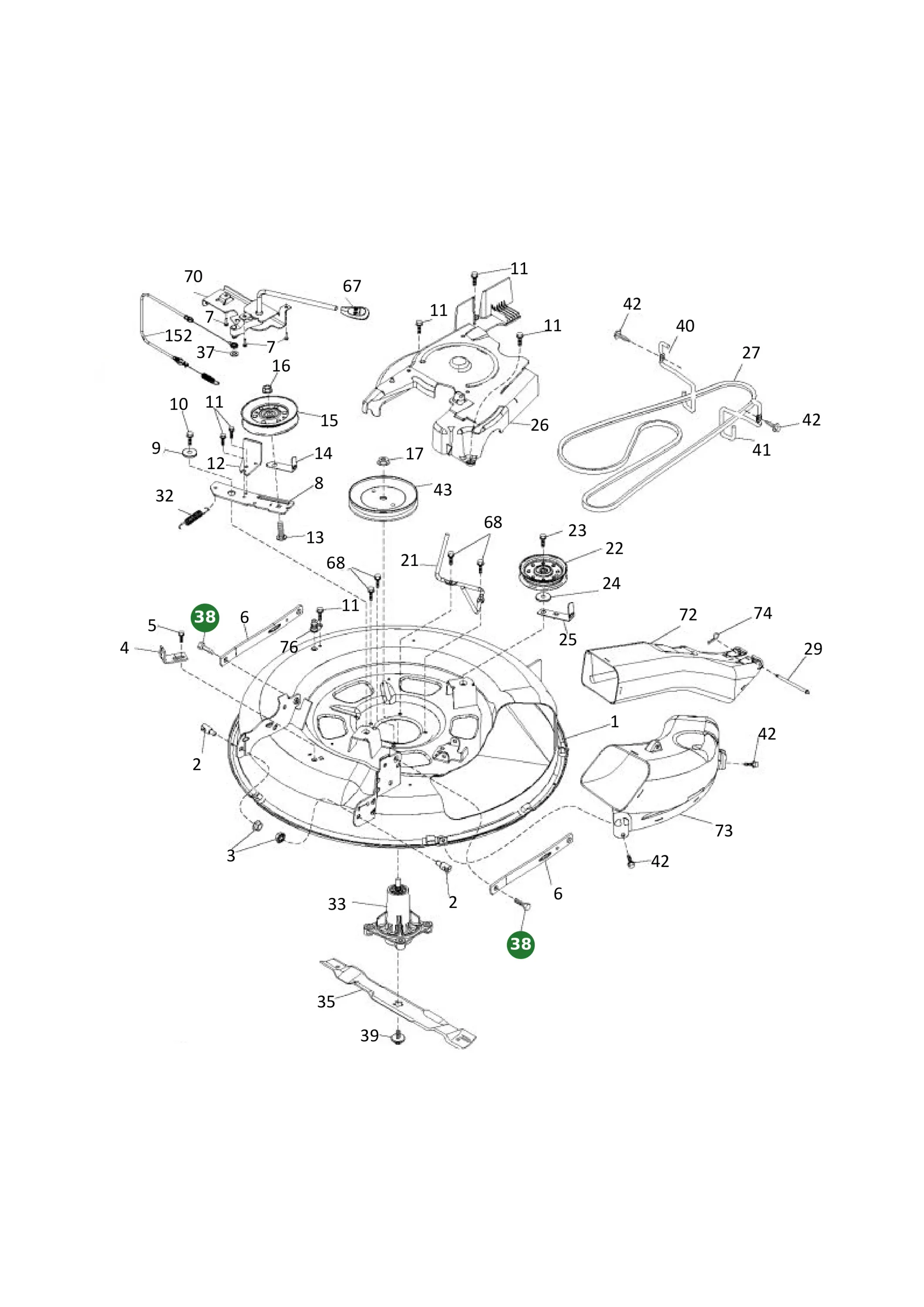 Bolzen f&uuml;r Husqvarna Aufsitzrasenm&auml;her
