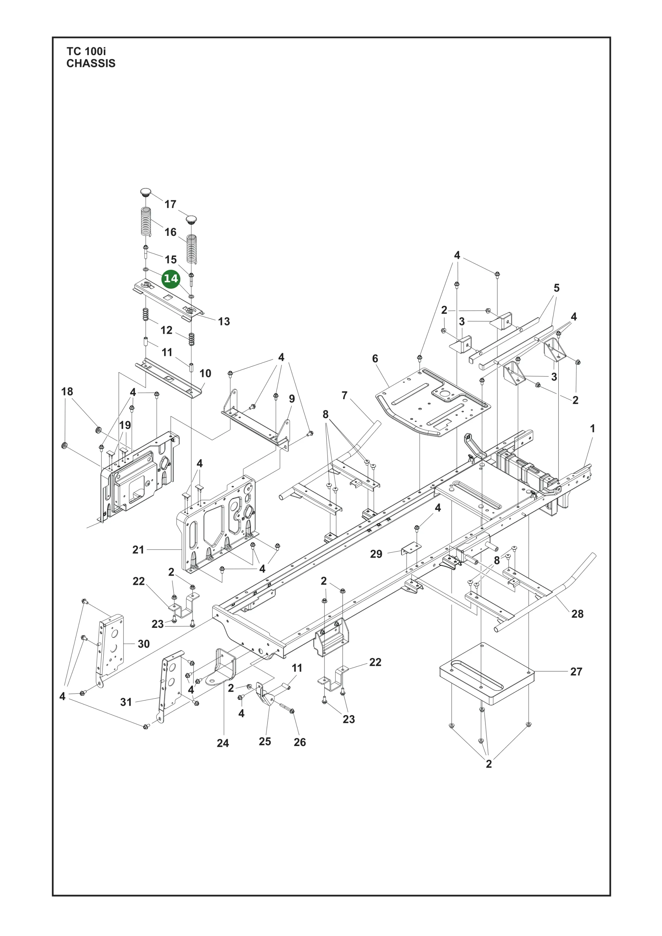 Position im Ersatzteilkatalog