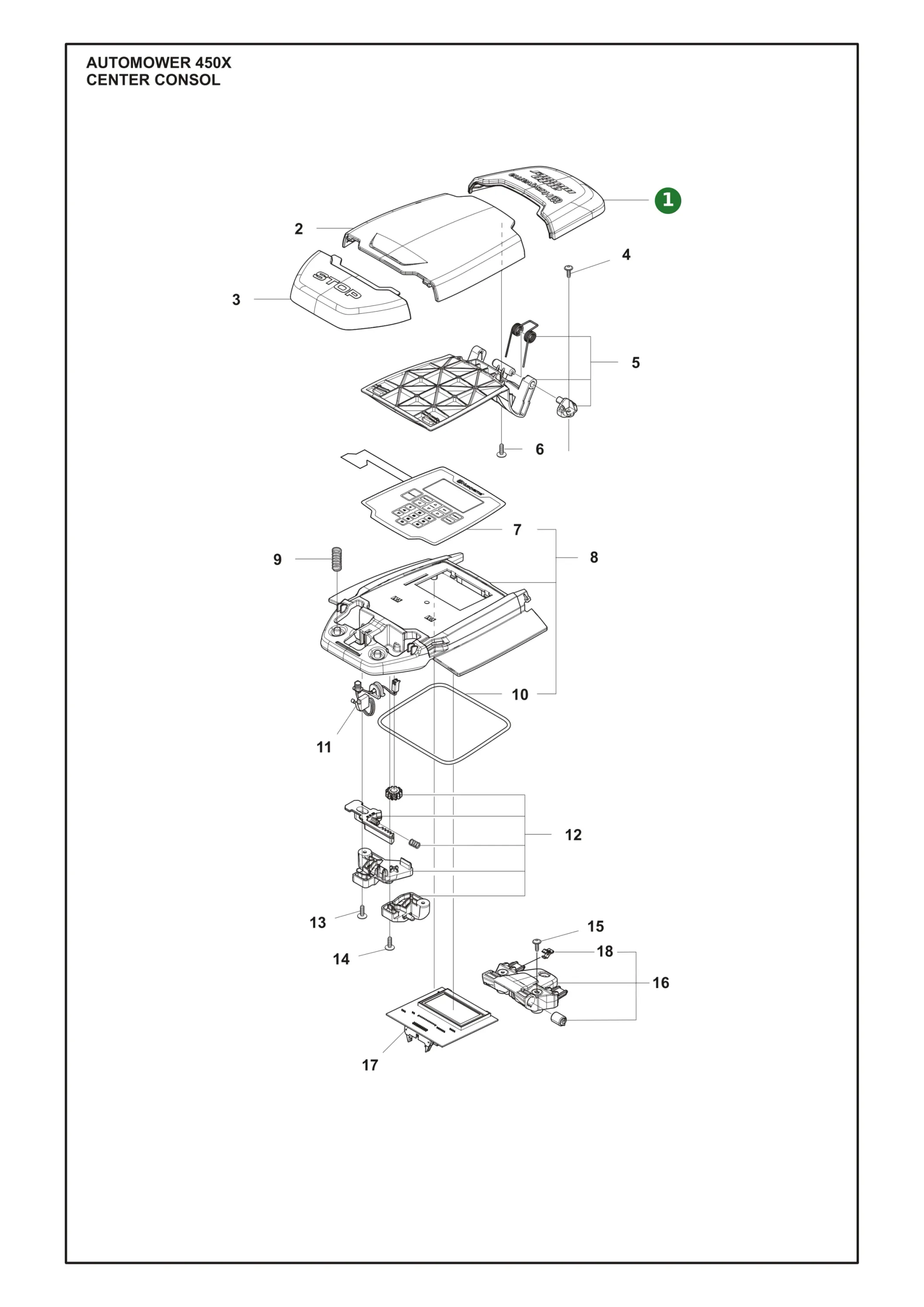 Position im Ersatzteilkatalog