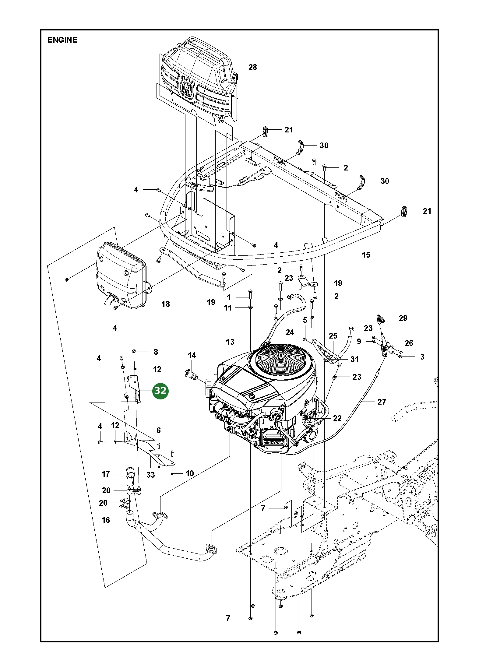 Position im Ersatzteilkatalog