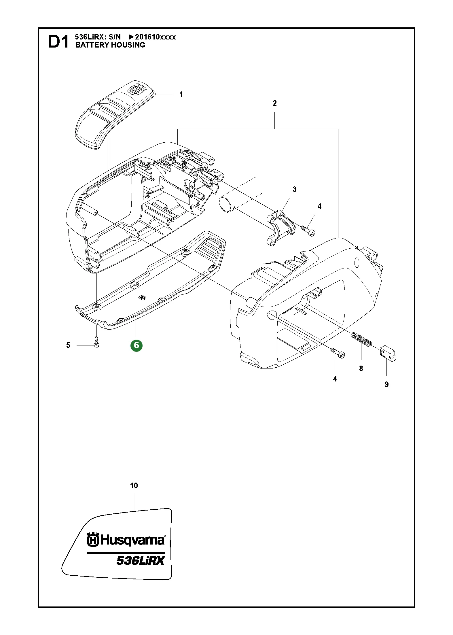 Position im Ersatzteilkatalog