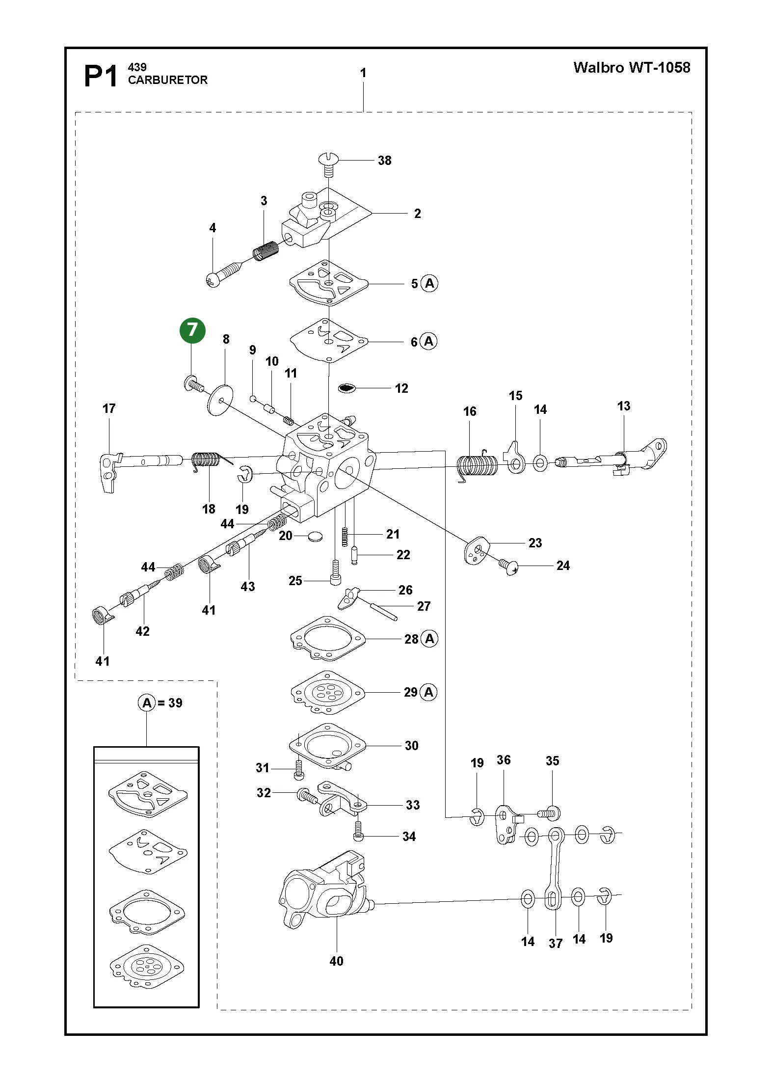 Position im Ersatzteilkatalog