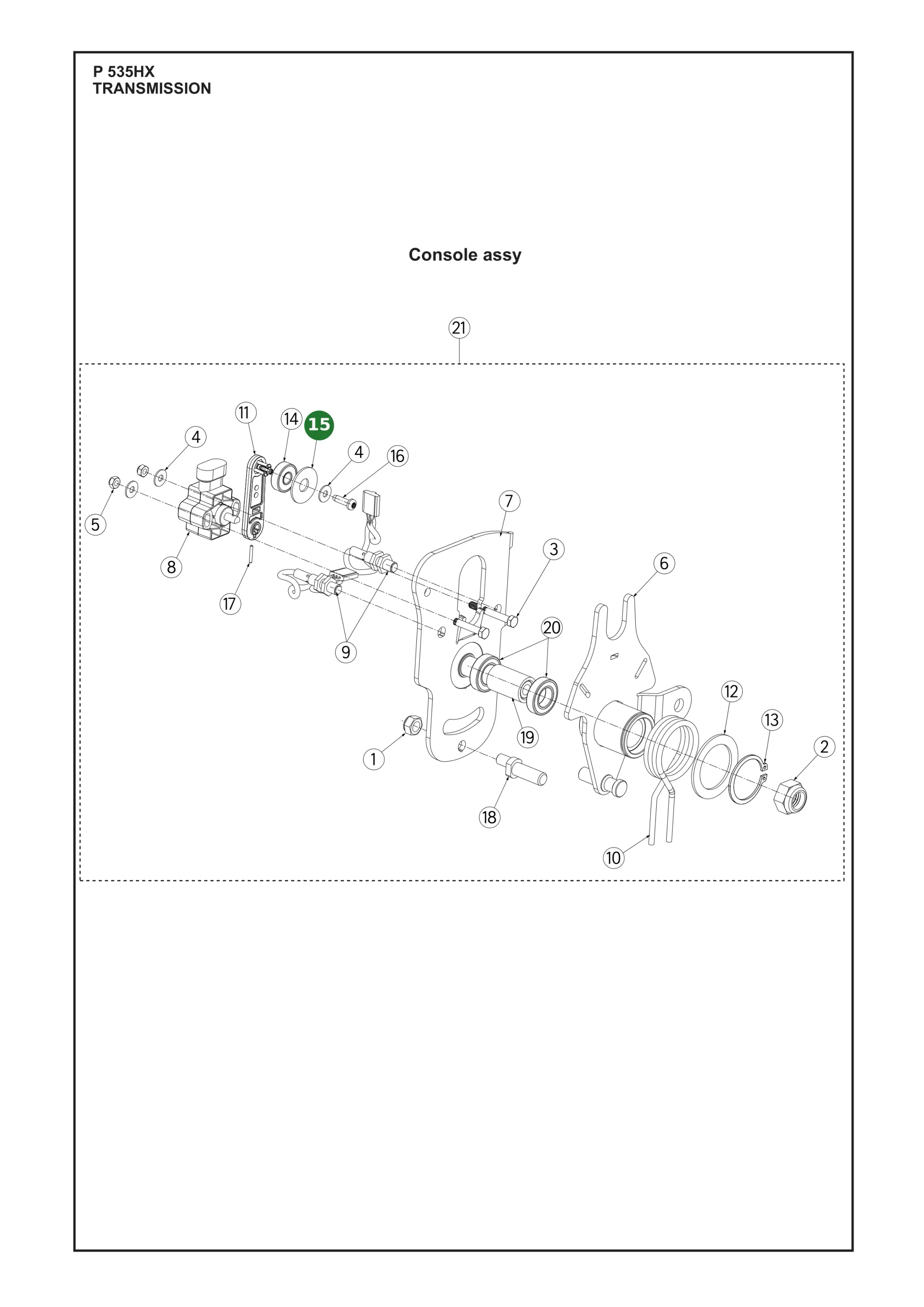 Position im Ersatzteilkatalog