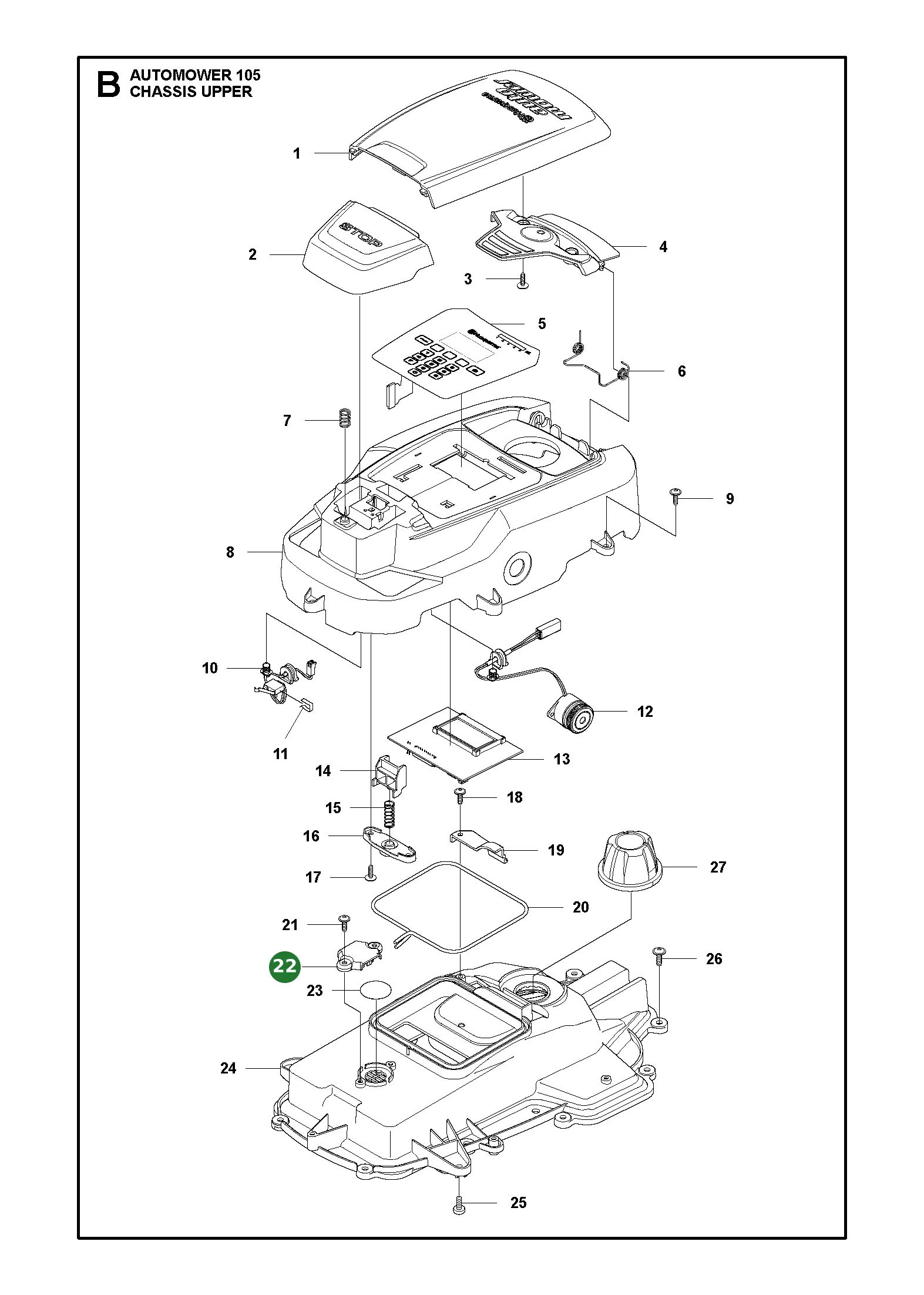 Position im Ersatzteilkatalog