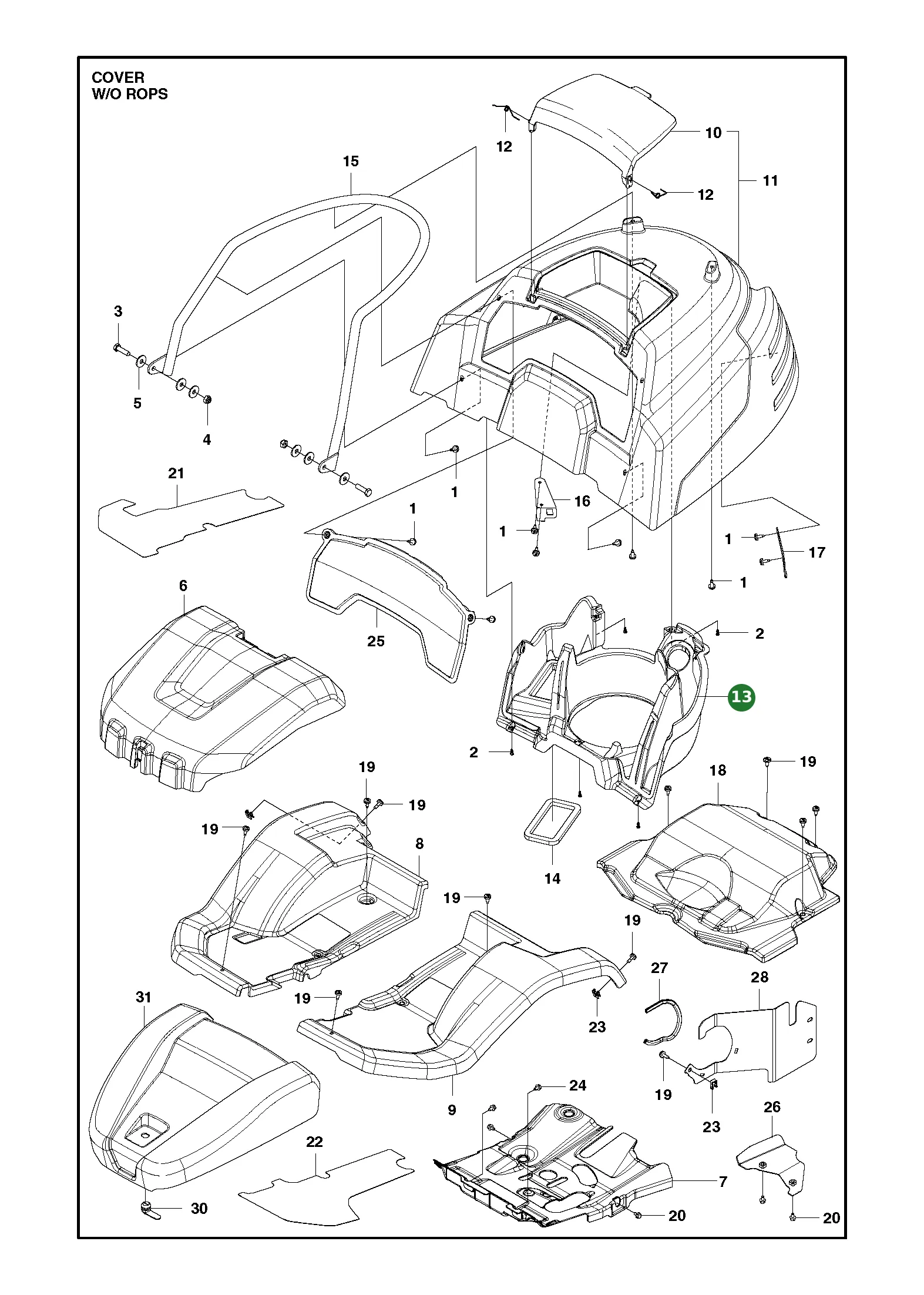 Position im Ersatzteilkatalog