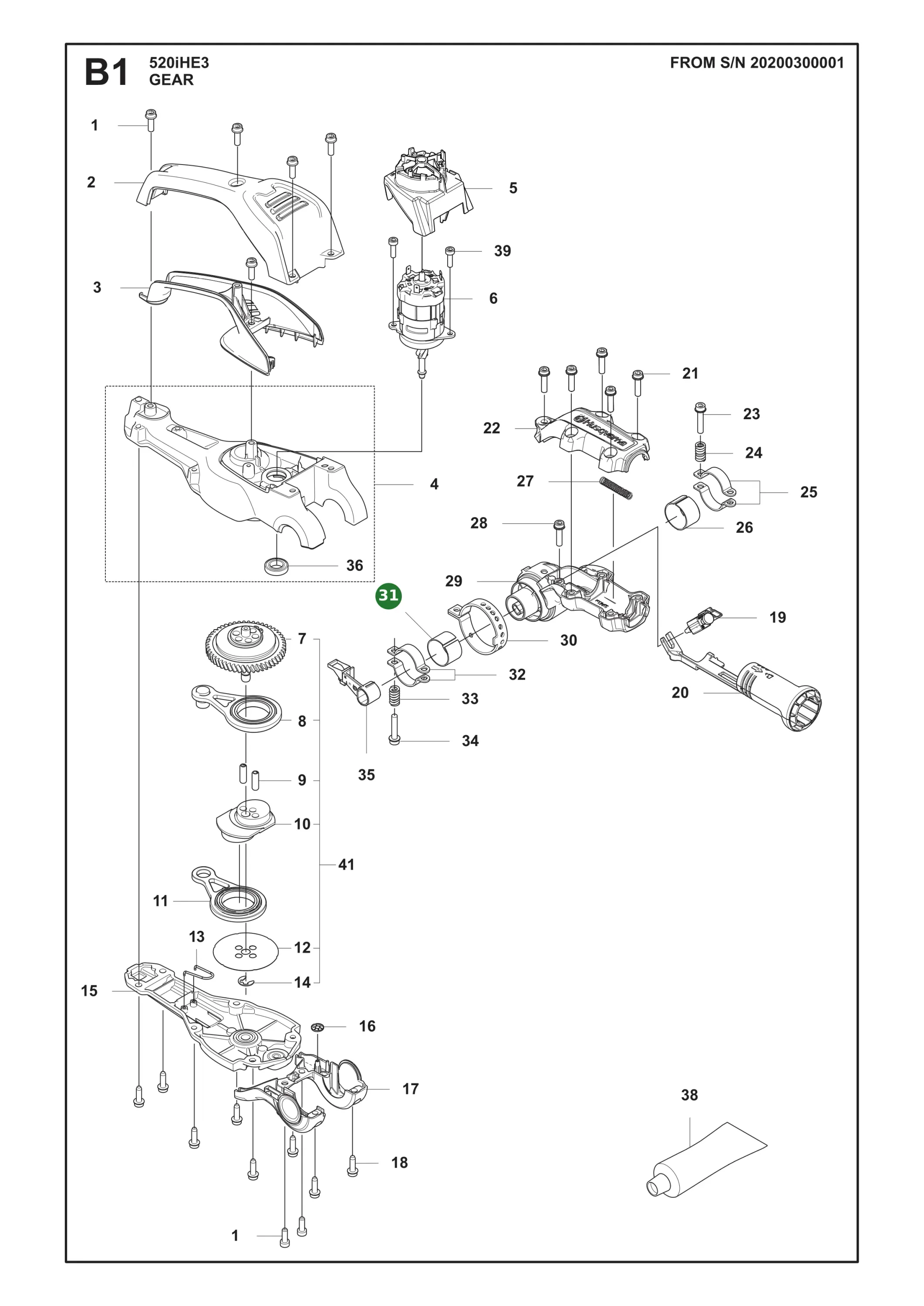 Position im Ersatzteilkatalog